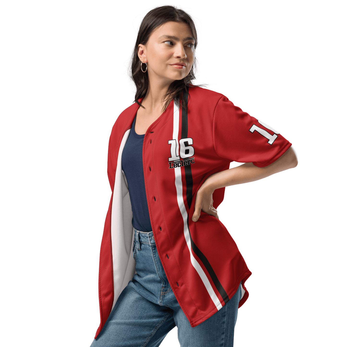 Charles Leclerc 16 Racing Team Baseball Jersey - Unisex 2XS to 6XL - Mooving Merch