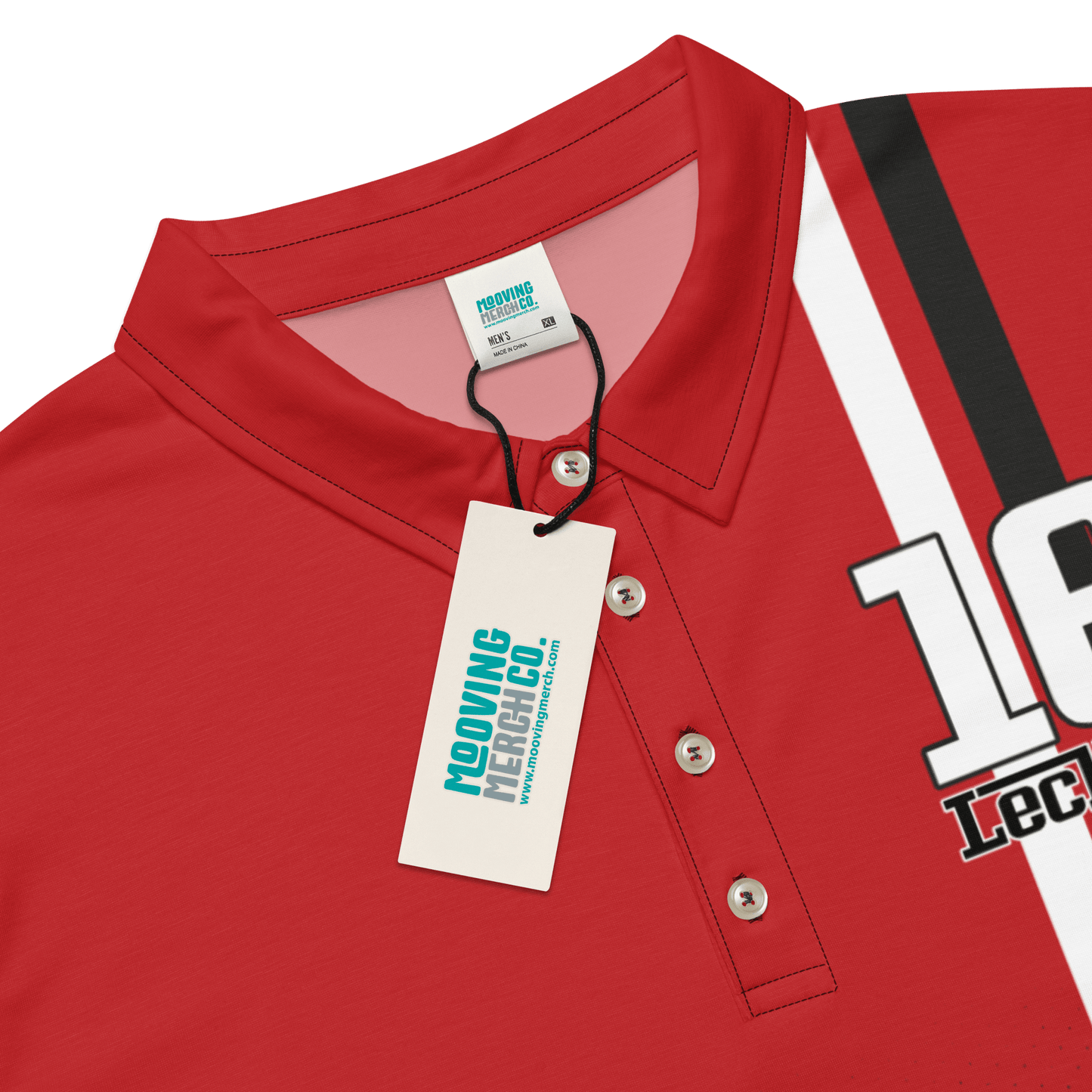 Charles Leclerc 16 Racing Team Polo Shirt - Men's XS to 3XL - Mooving Merch