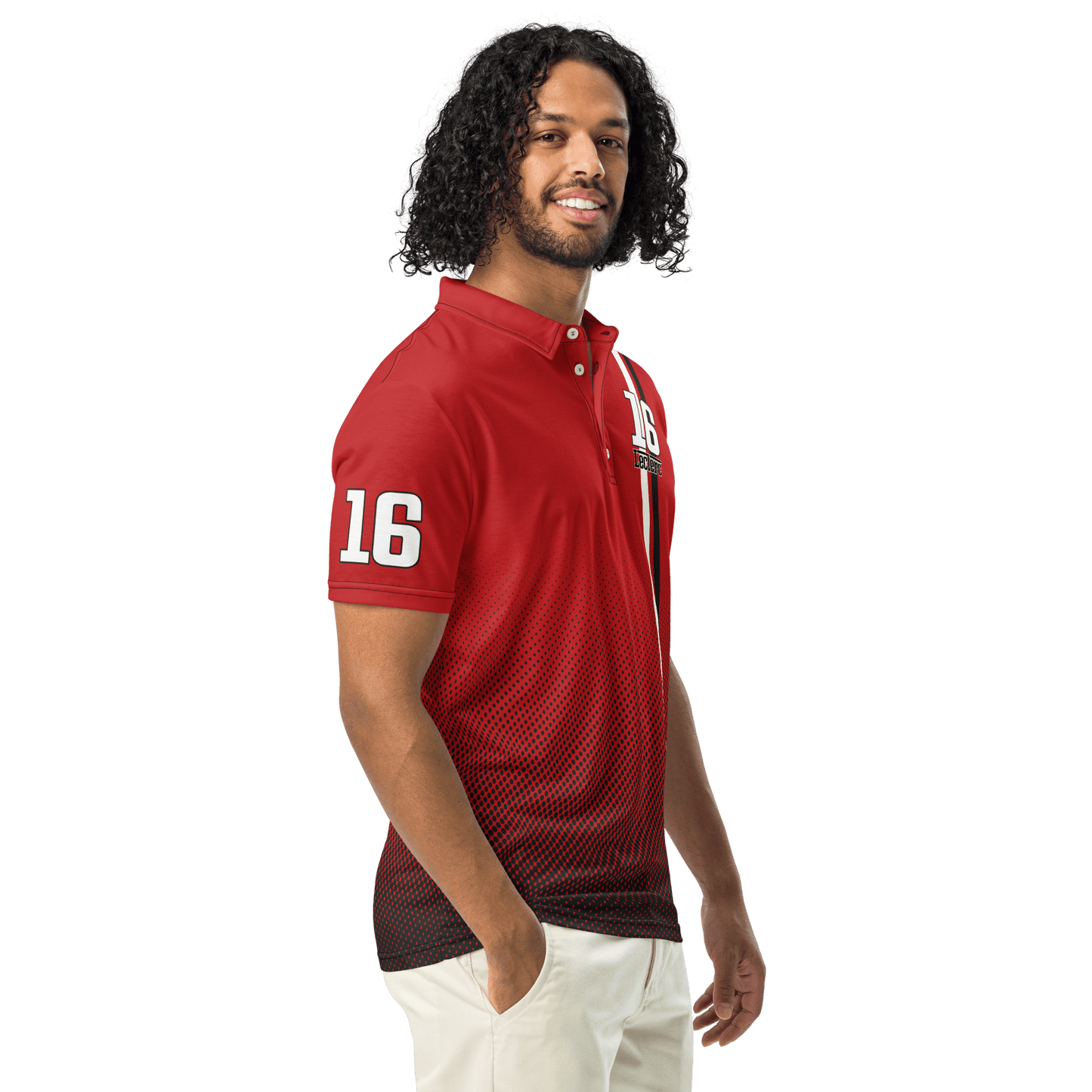 Charles Leclerc 16 Racing Team Polo Shirt - Men's XS to 3XL - Mooving Merch