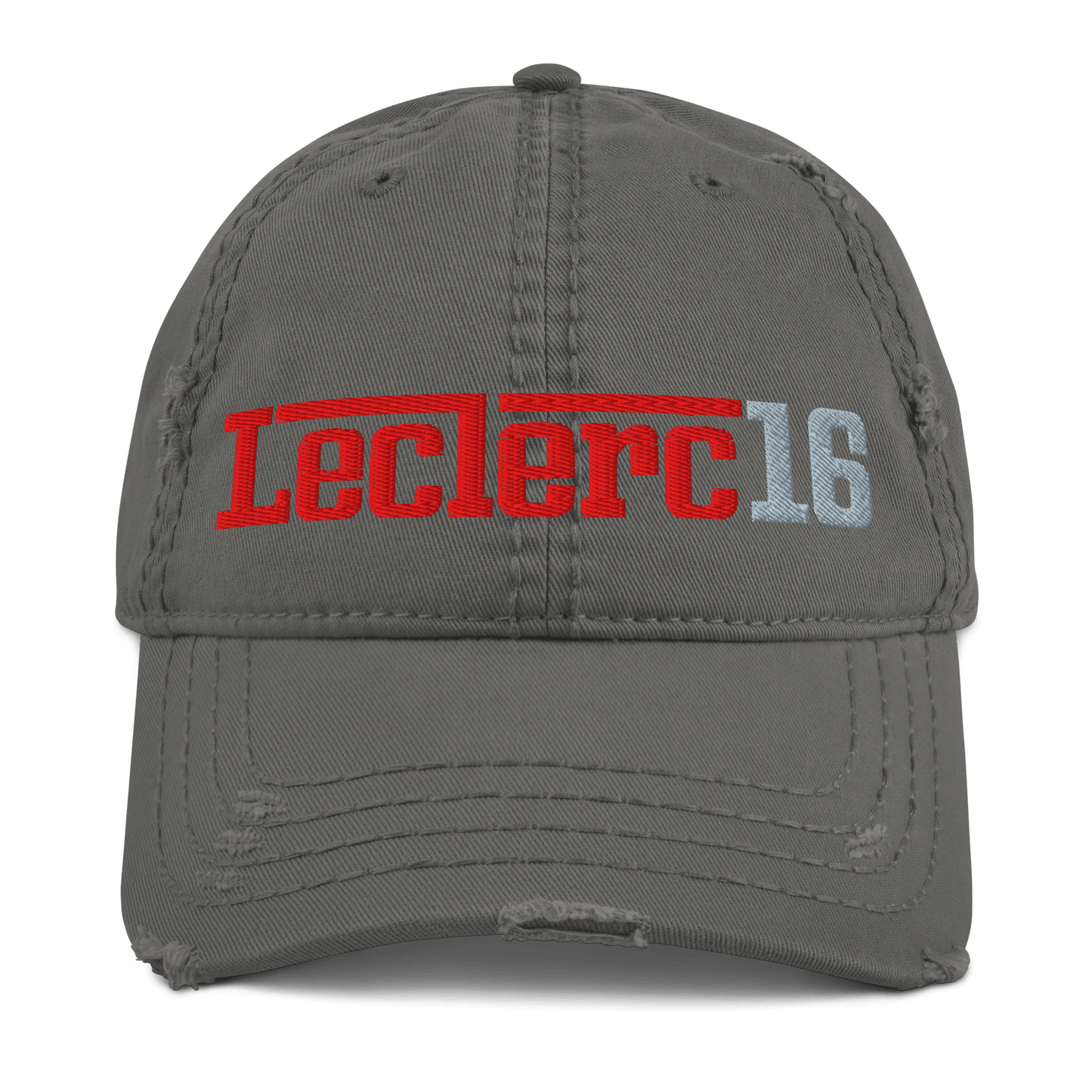 Charles Leclerc Distressed Embroidered Baseball Cap - 4 Colors - One Size - Mooving Merch