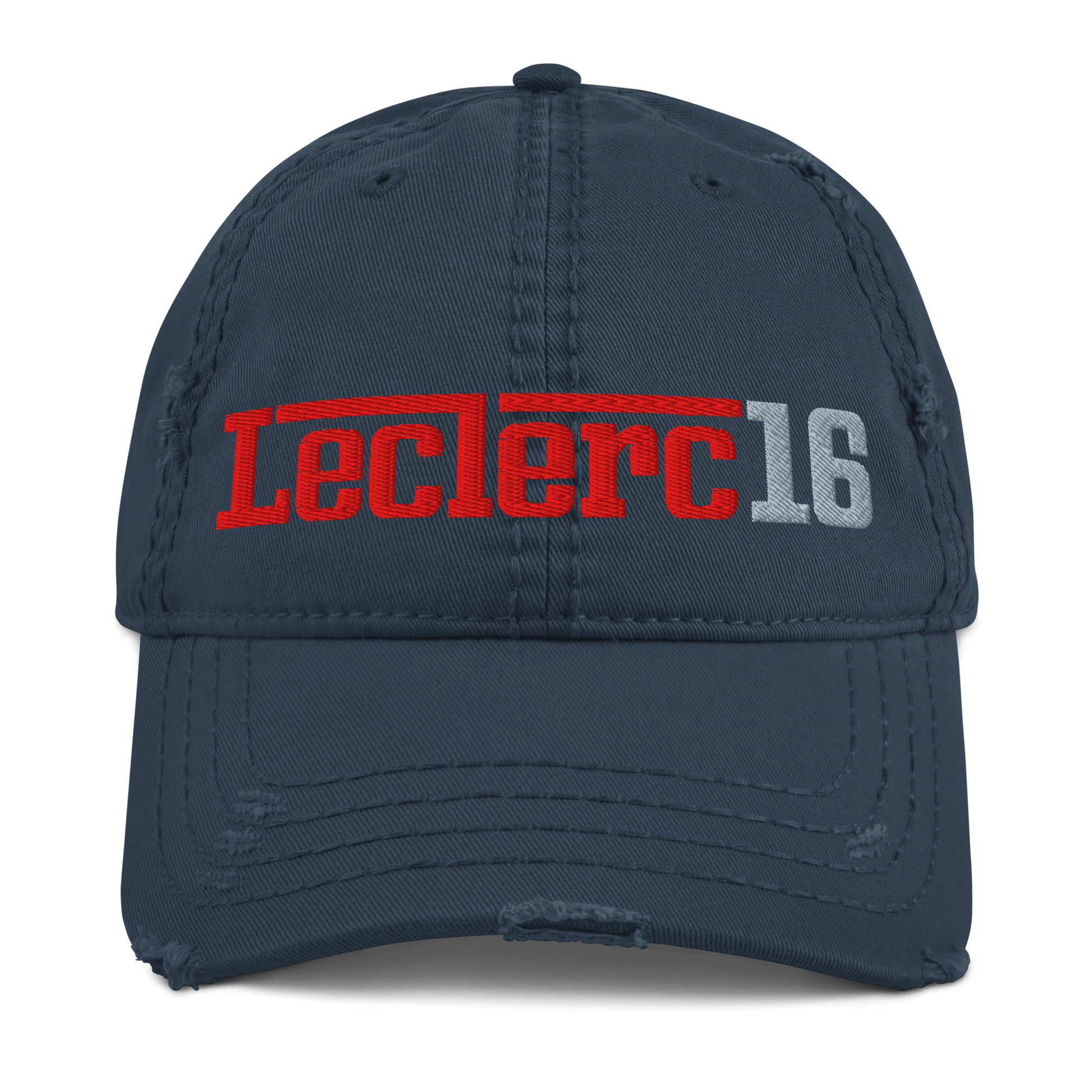Charles Leclerc Distressed Embroidered Baseball Cap - 4 Colors - One Size - Mooving Merch