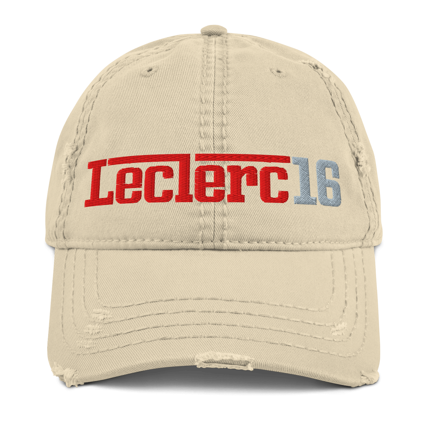 Charles Leclerc Distressed Embroidered Baseball Cap - 4 Colors - One Size - Mooving Merch