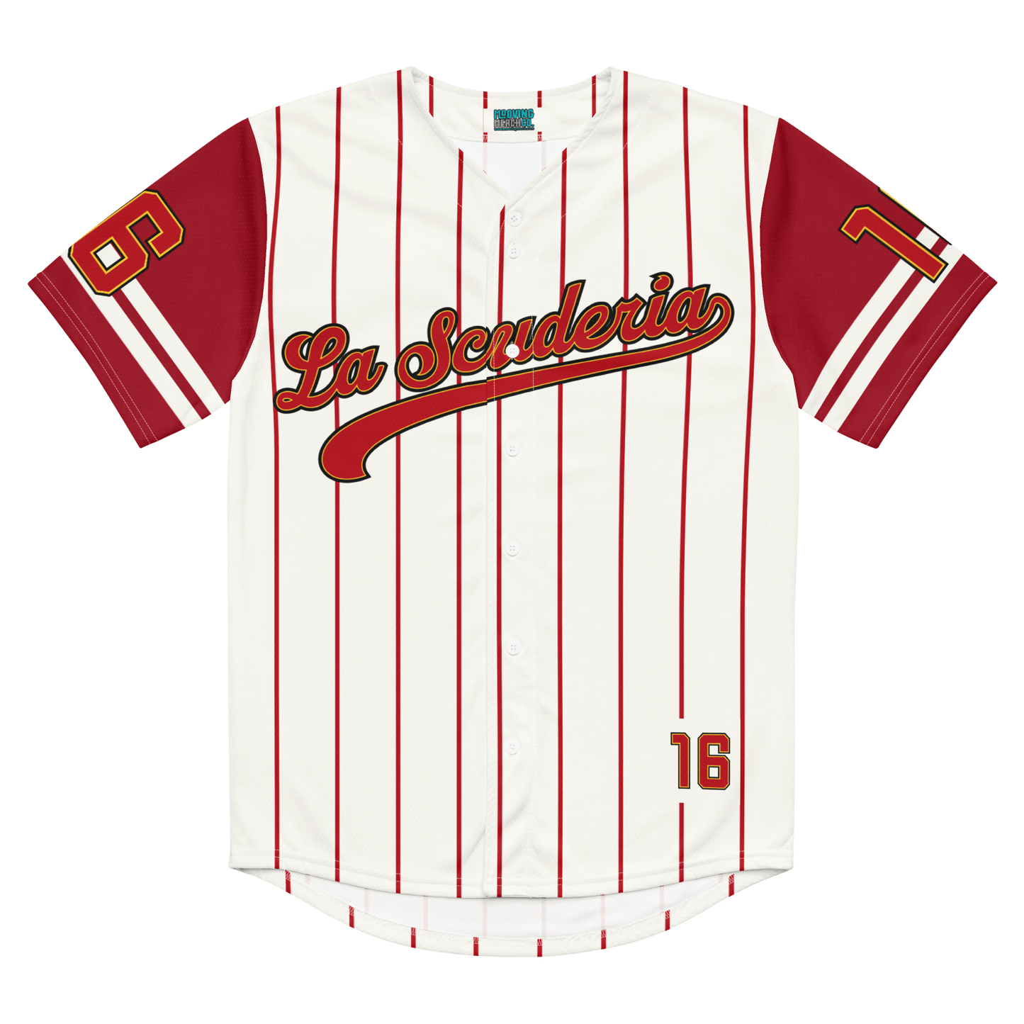 Charles Leclerc La Scuderia 16 Baseball Jersey - Unisex - Mooving Merch
