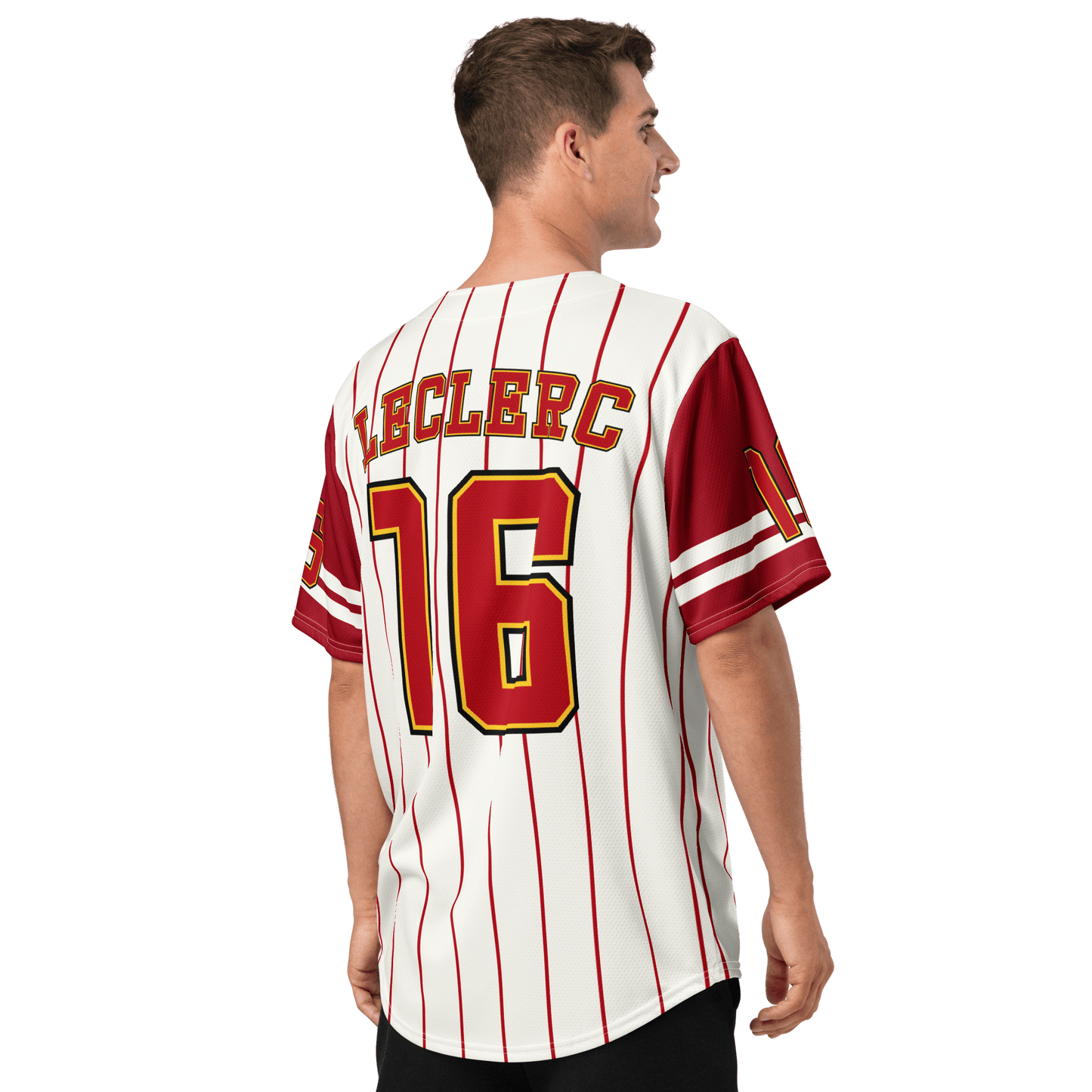 Charles Leclerc La Scuderia 16 Baseball Jersey - Unisex - Mooving Merch