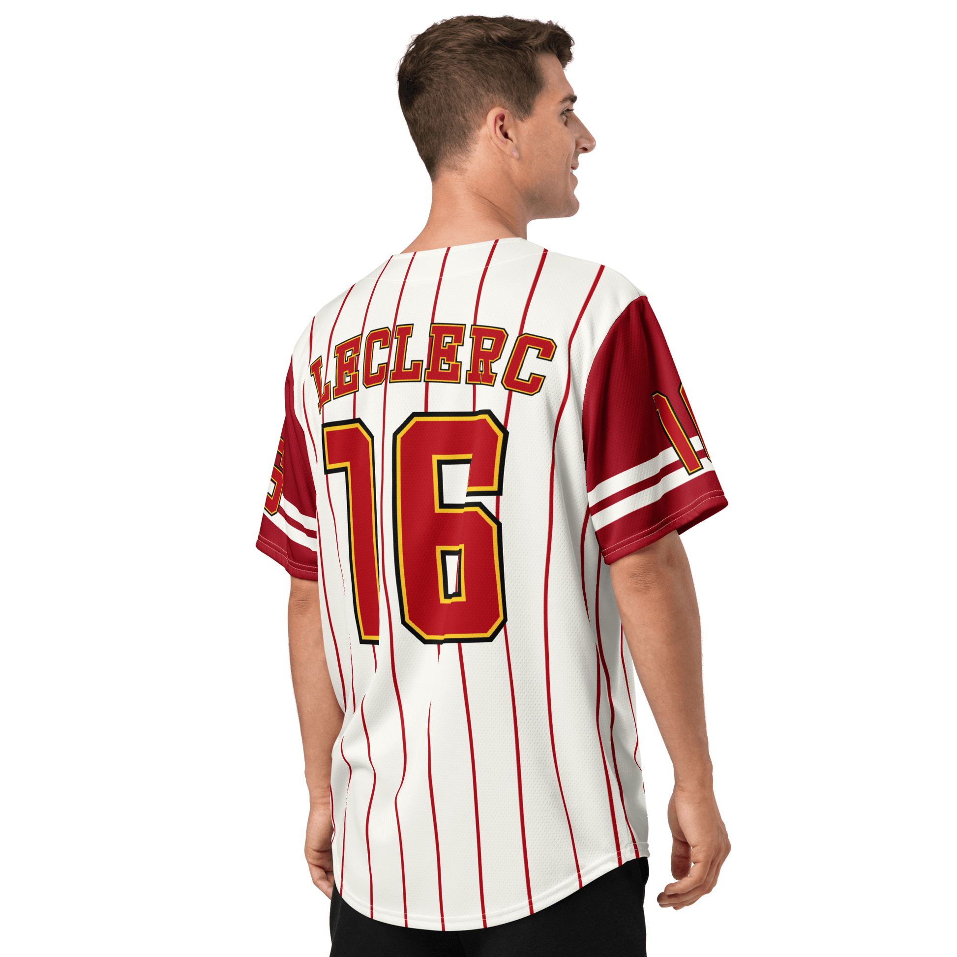 Charles Leclerc La Scuderia 16 Baseball Jersey - Unisex - Mooving Merch