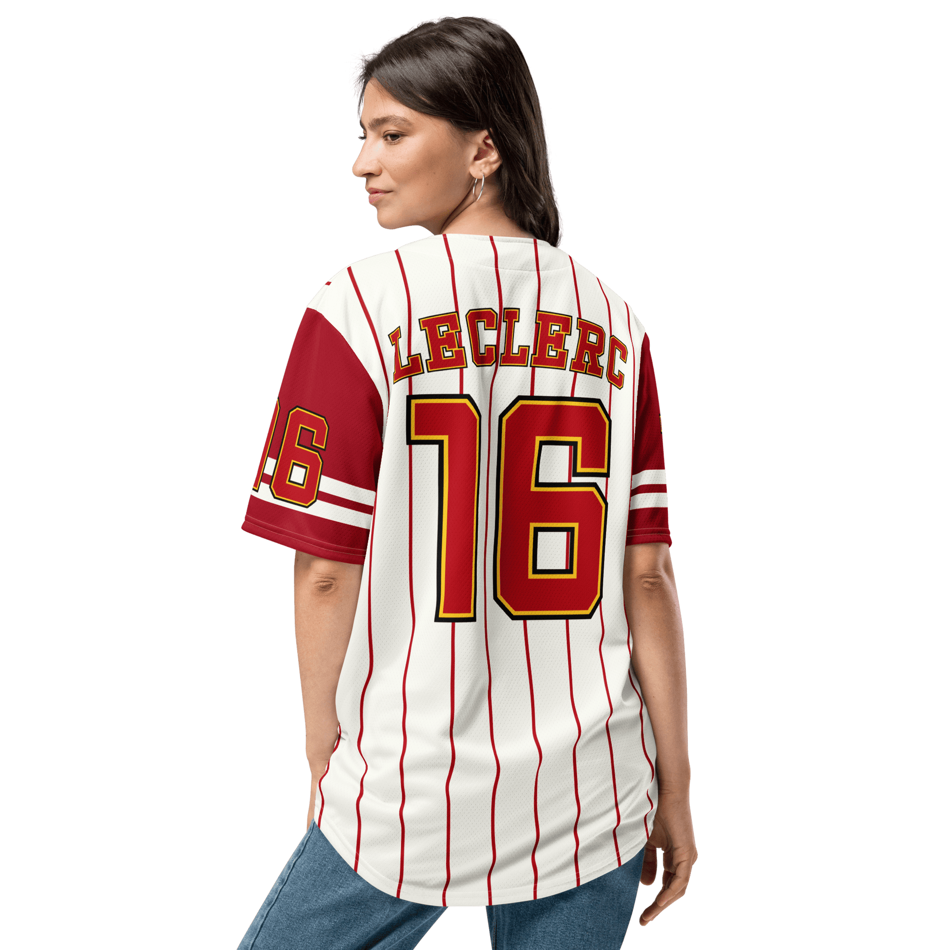 Charles Leclerc La Scuderia 16 Baseball Jersey - Unisex - Mooving Merch