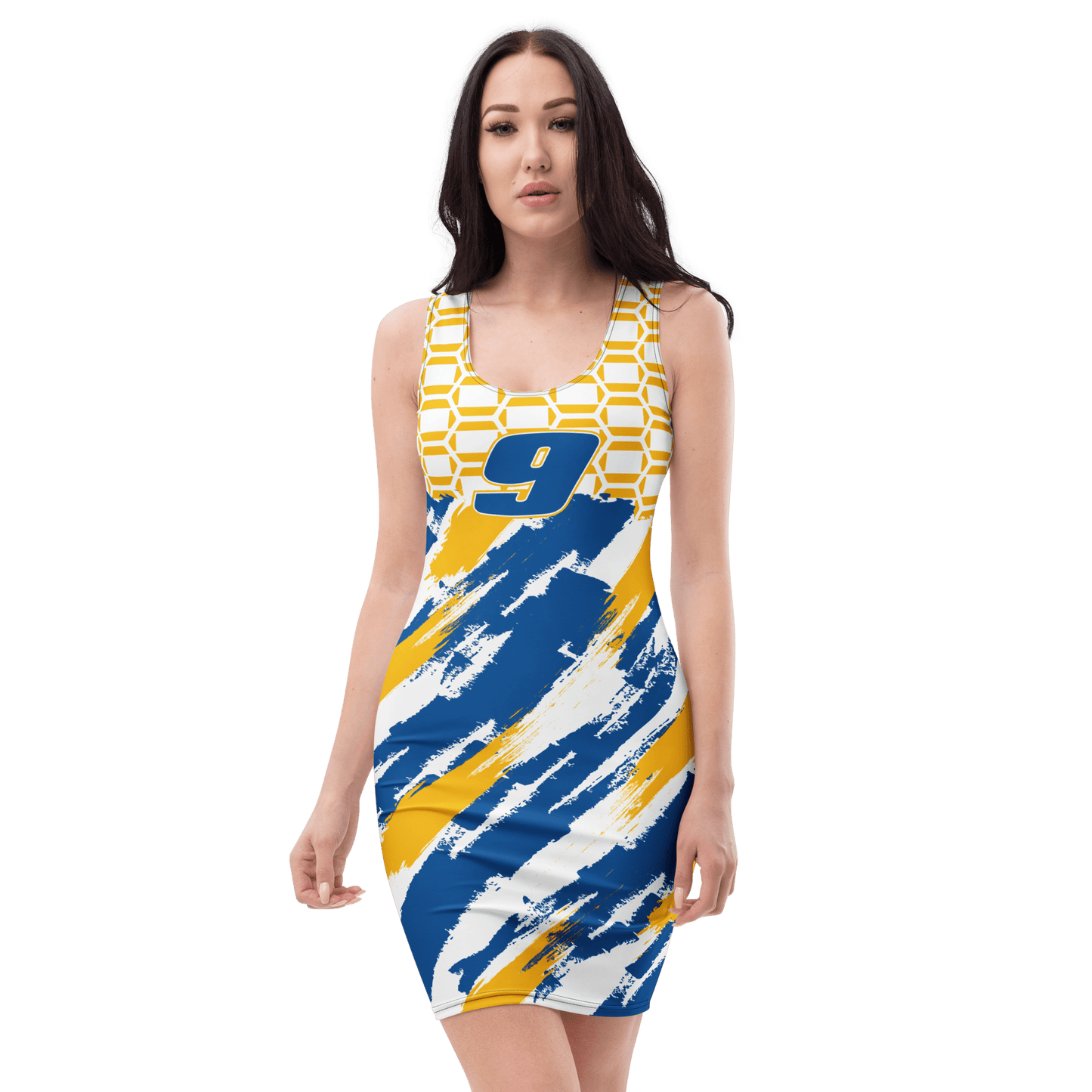 Chase Elliot 9 NASCAR Racing Team Bodycon Dress - Mooving Merch