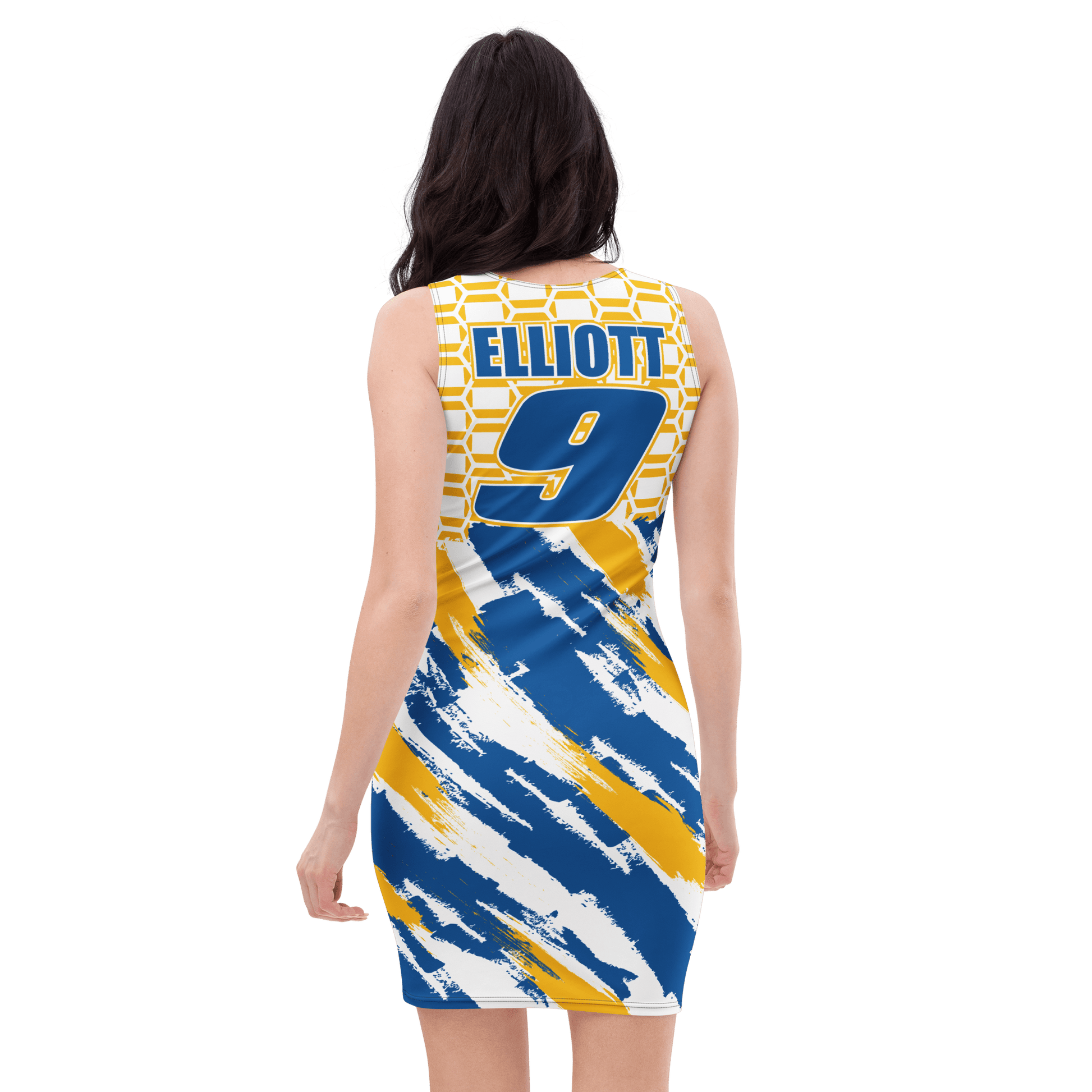 Chase Elliot 9 NASCAR Racing Team Bodycon Dress - Mooving Merch