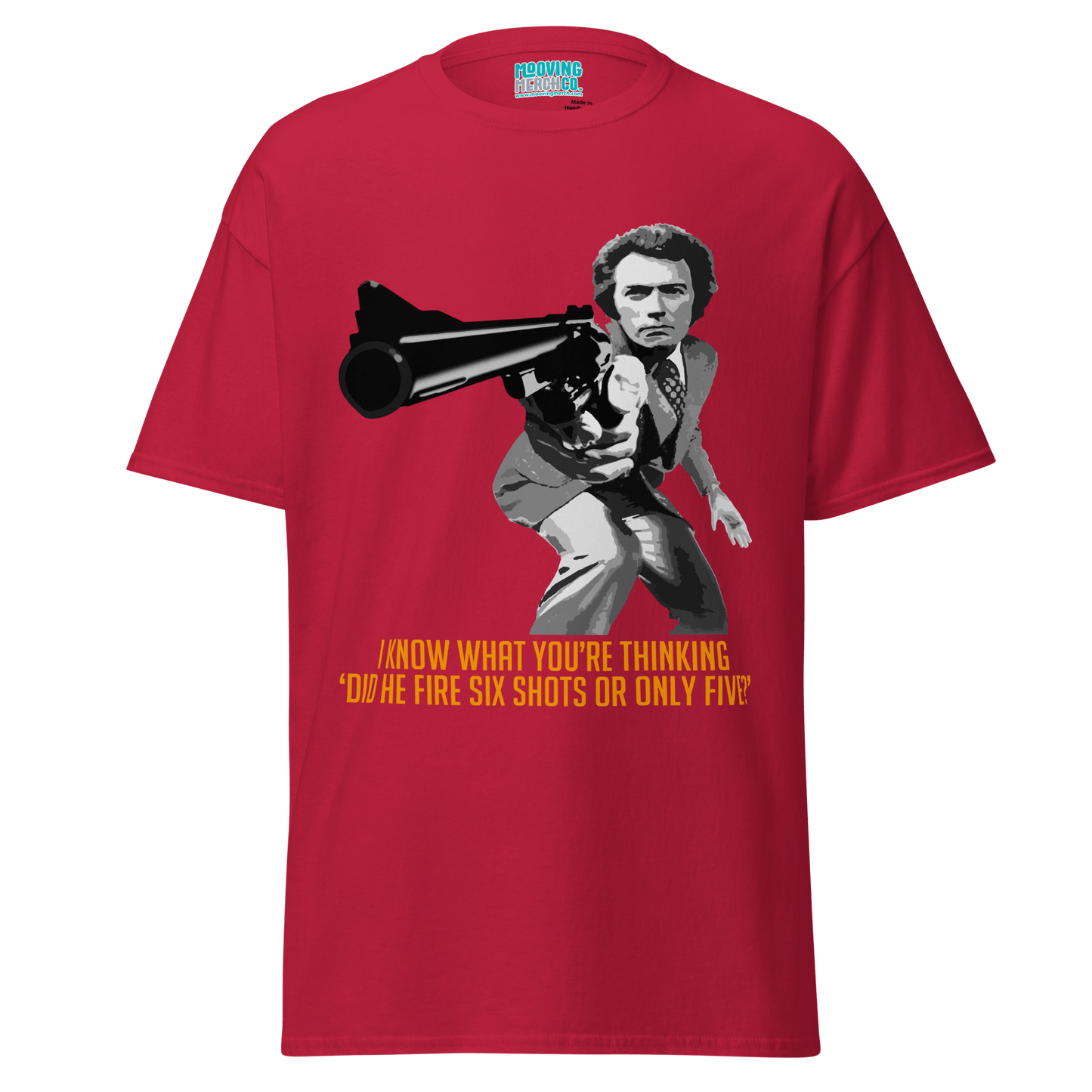 Clint Eastwood Dirty Harry Movie Quote Unisex T-Shirt - 8 Colors - Mooving Merch