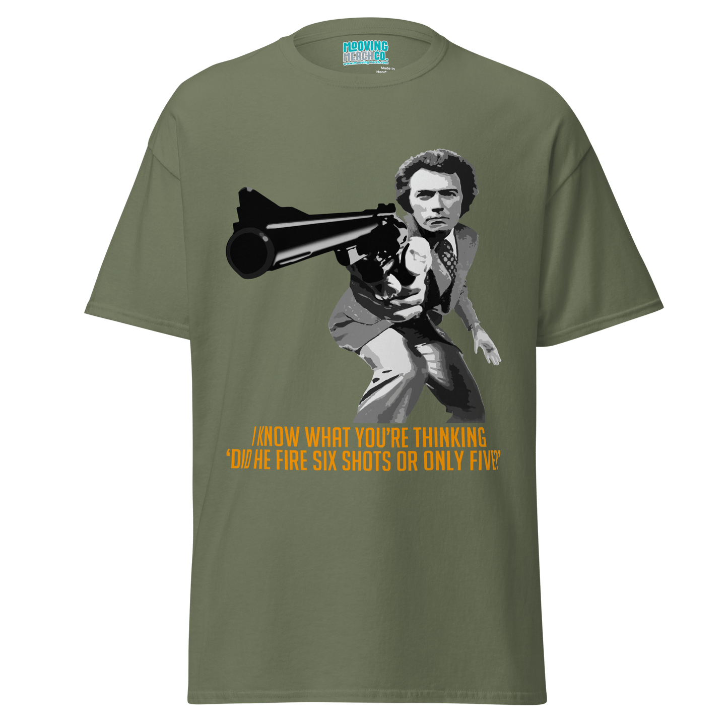 Clint Eastwood Dirty Harry Movie Quote Unisex T-Shirt - 8 Colors - Mooving Merch