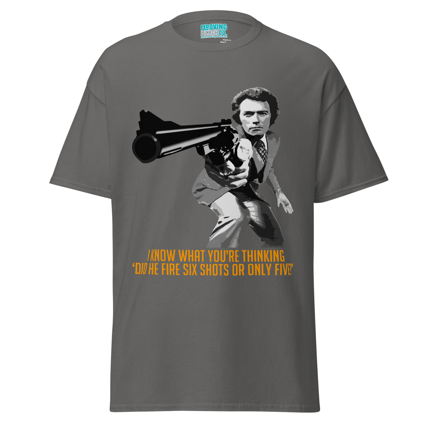 Clint Eastwood Dirty Harry Movie Quote Unisex T-Shirt - 8 Colors - Mooving Merch