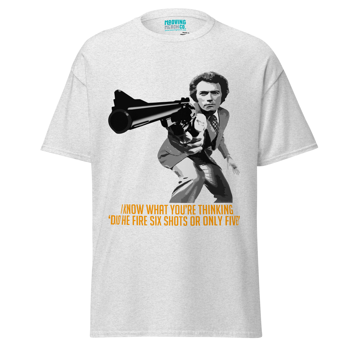 Clint Eastwood Dirty Harry Movie Quote Unisex T-Shirt - 8 Colors - Mooving Merch