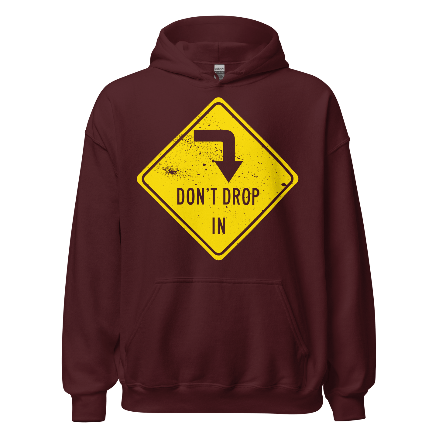 Don't Drop In Surf Slogan Hoodie - 10 Colors - Unisex S to 5XL - Mooving Merch