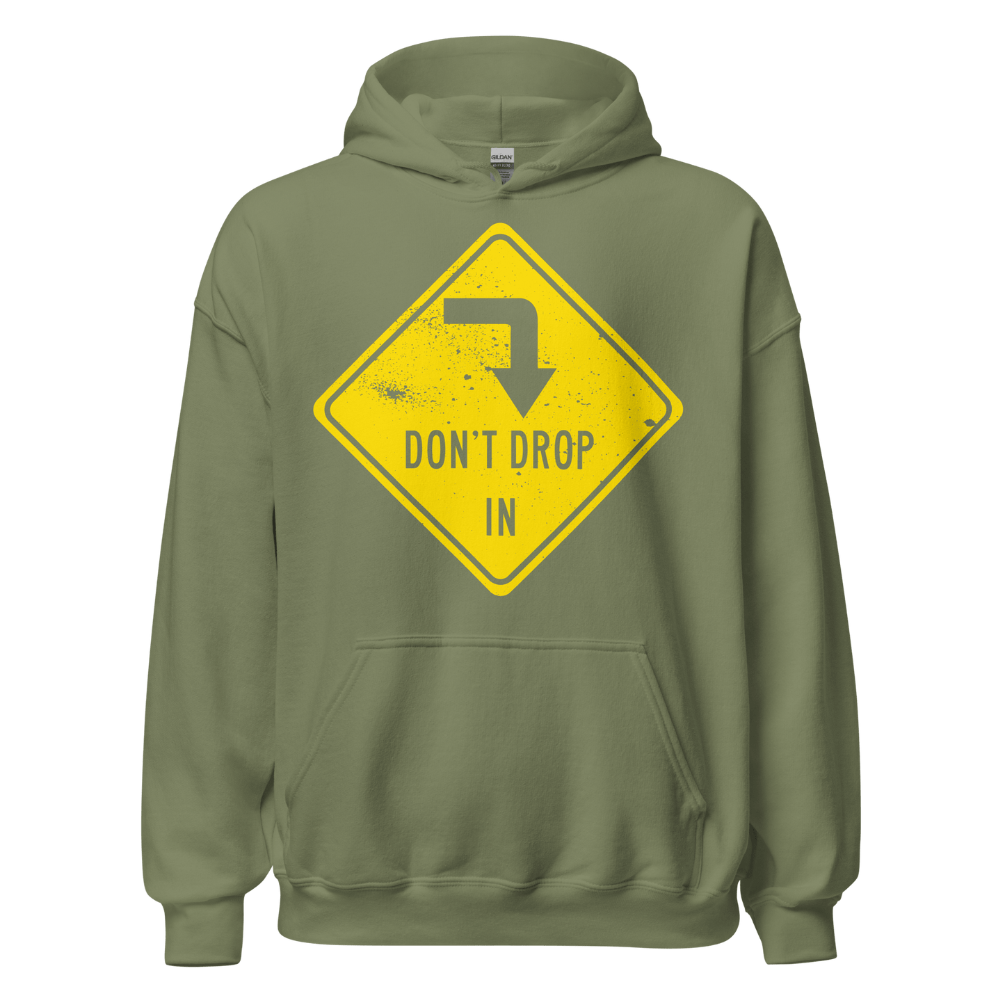Don't Drop In Surf Slogan Hoodie - 10 Colors - Unisex S to 5XL - Mooving Merch