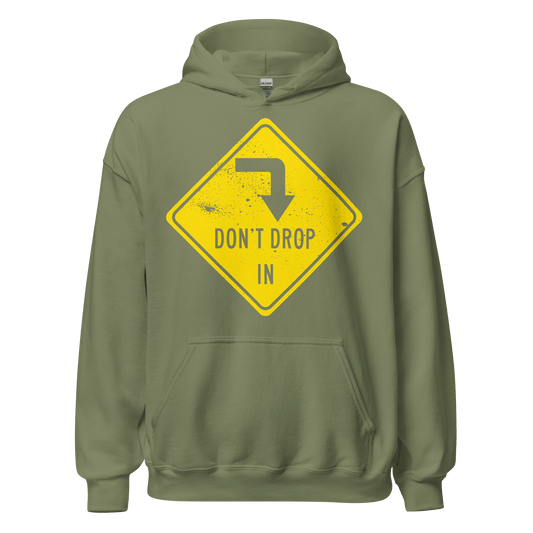 Don't Drop In Surf Slogan Hoodie - 10 Colors - Unisex S to 5XL - Mooving Merch