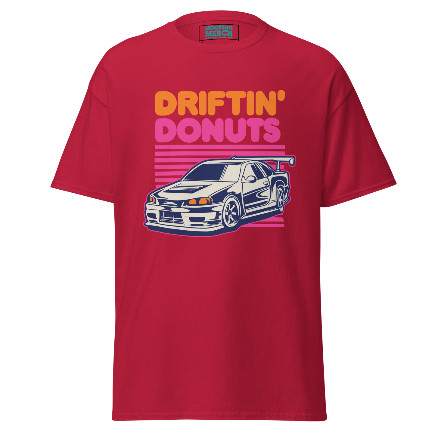 Driftin' Donuts Printed Unisex T-Shirt - 9 Colours - S to 5XL - Mooving Merch