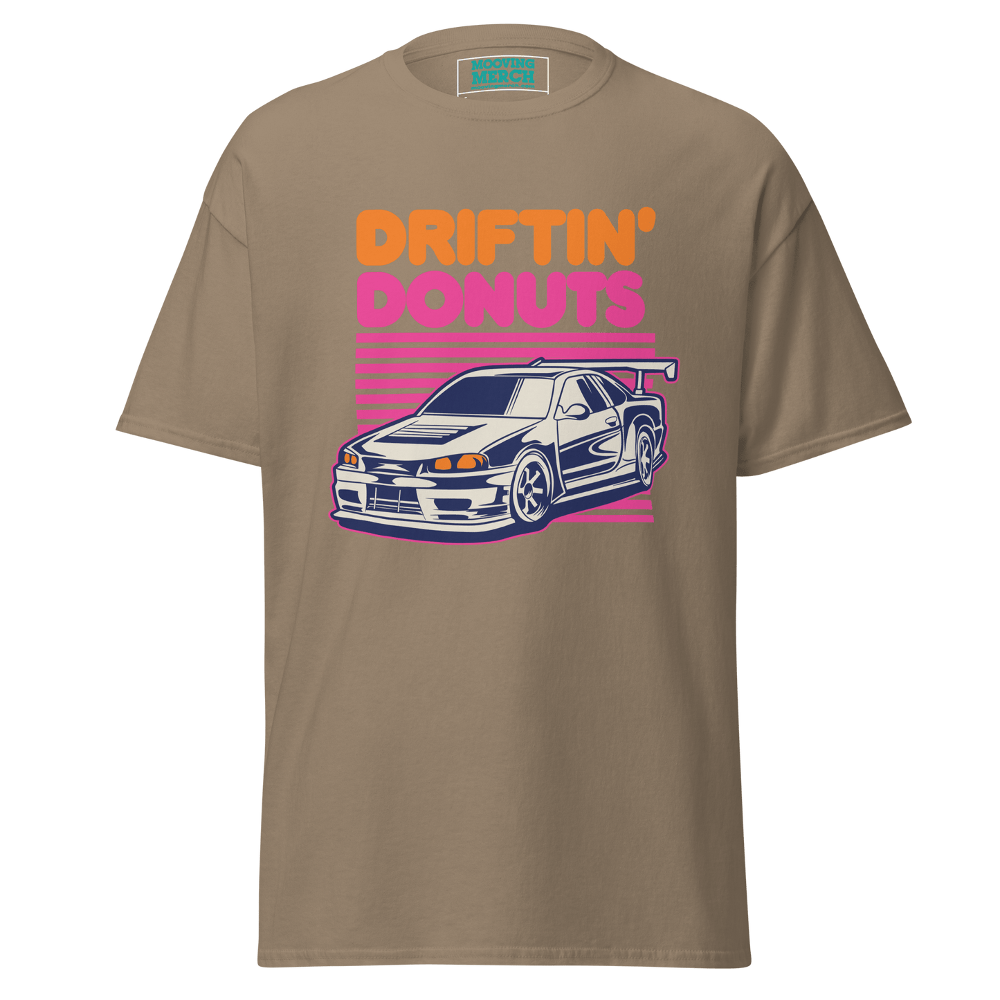 Driftin' Donuts Printed Unisex T-Shirt - 9 Colours - S to 5XL - Mooving Merch