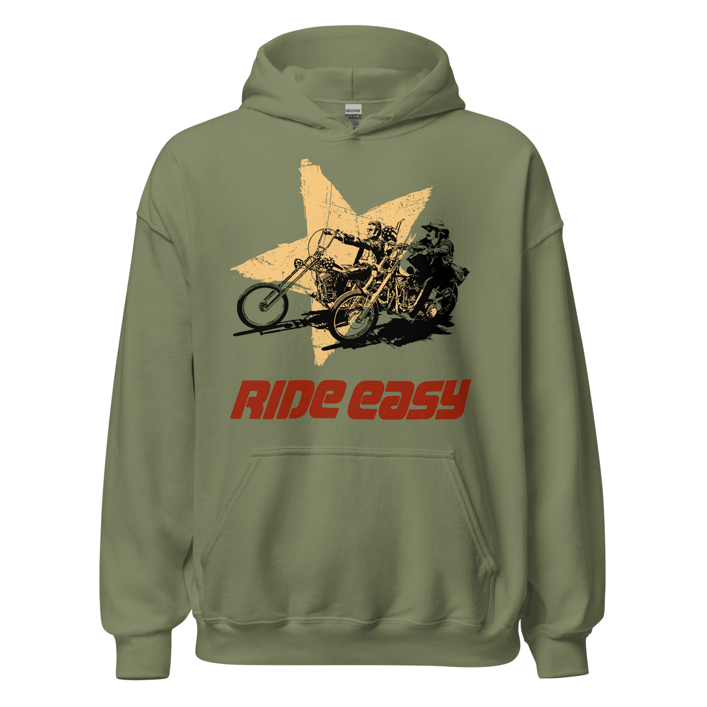 Easy Rider Parody Hoodie - RIDE EASY - 5 Colours - S to 5XL - Mooving Merch