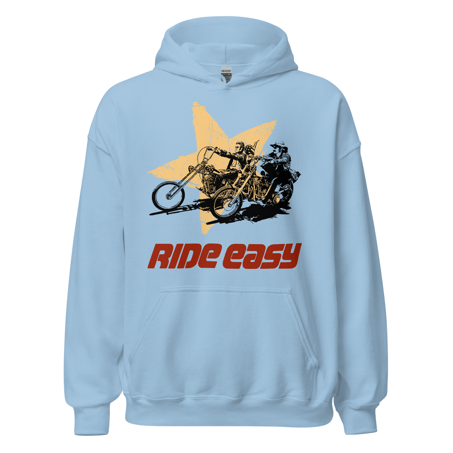 Easy Rider Parody Hoodie - RIDE EASY - 5 Colours - S to 5XL - Mooving Merch