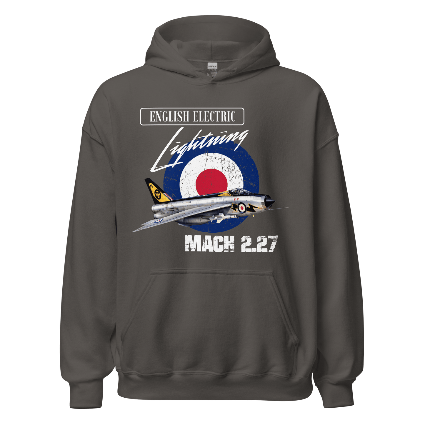 English Electric Lightning Fighter Aircraft Hoodie - 9 Colours - S to 5XL - Mooving Merch