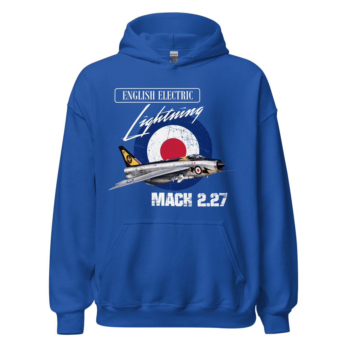 English Electric Lightning Fighter Aircraft Hoodie - 9 Colours - S to 5XL - Mooving Merch