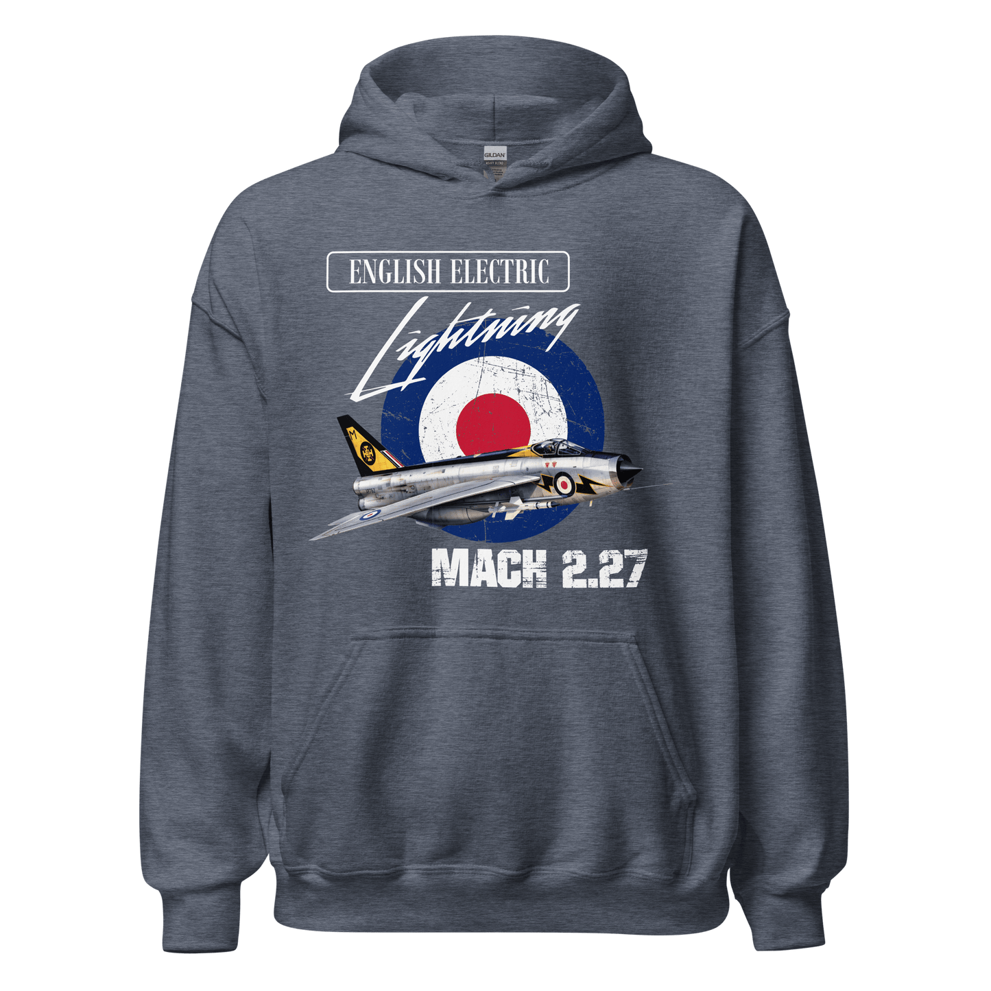 English Electric Lightning Fighter Aircraft Hoodie - 9 Colours - S to 5XL - Mooving Merch