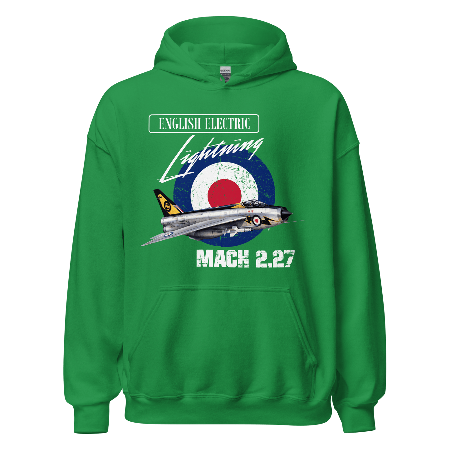 English Electric Lightning Fighter Aircraft Hoodie - 9 Colours - S to 5XL - Mooving Merch