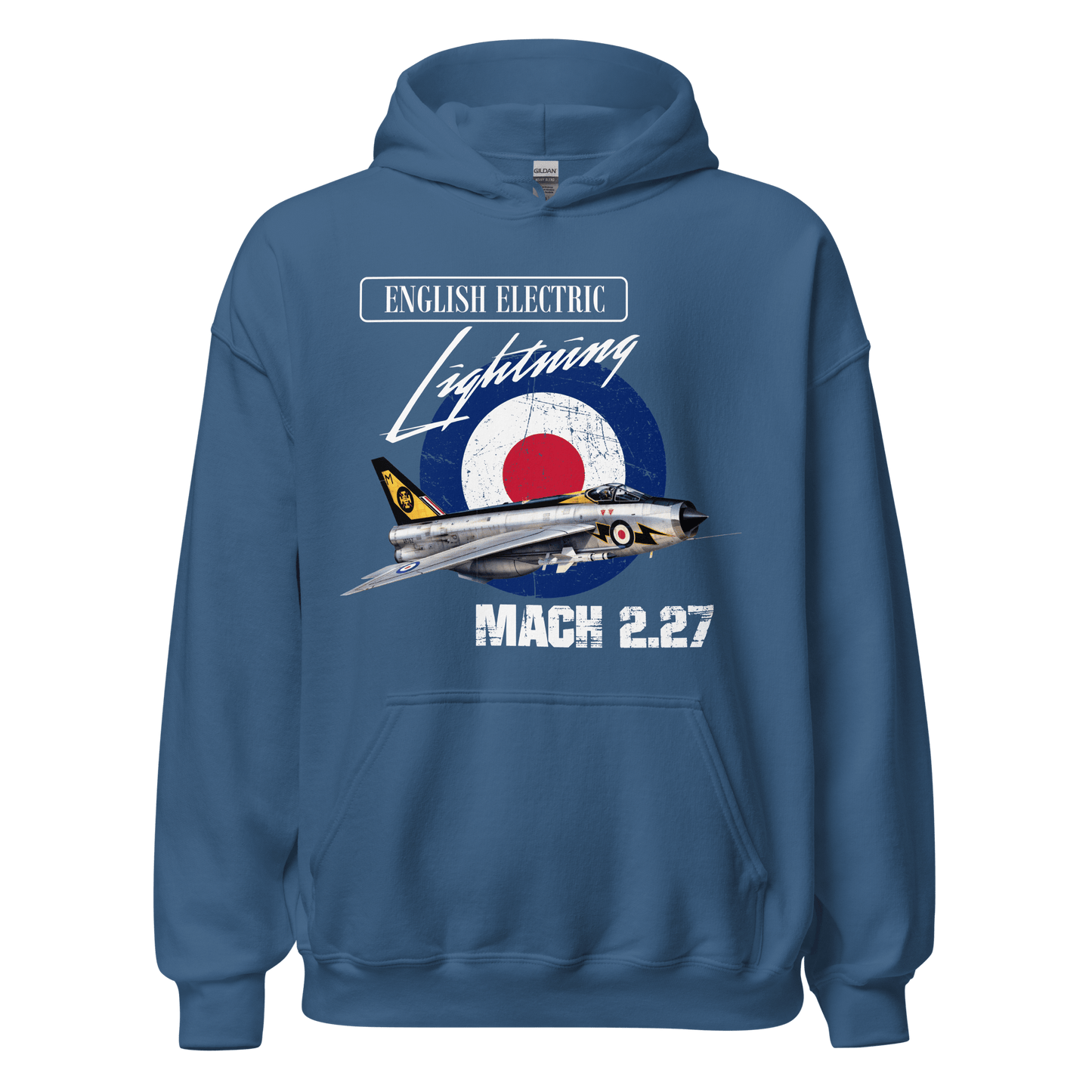 English Electric Lightning Fighter Aircraft Hoodie - 9 Colours - S to 5XL - Mooving Merch