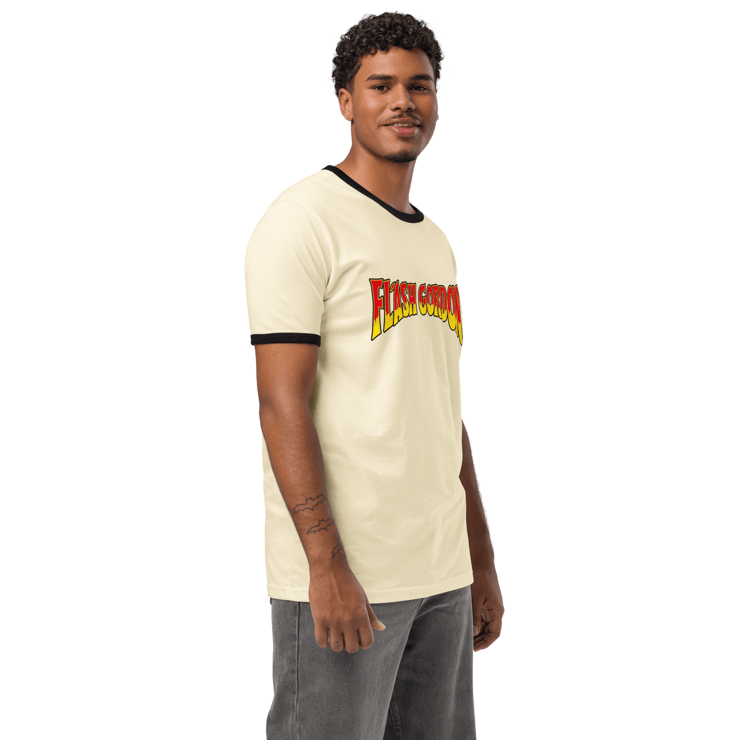 Flash Gordon Ringer T-Shirt - Unisex - Mooving Merch