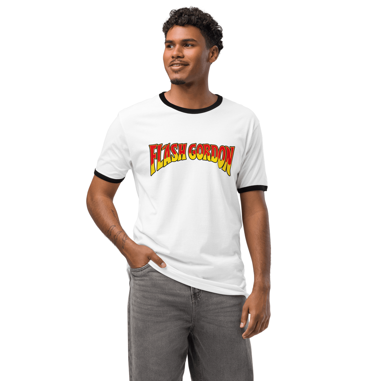 Flash Gordon Ringer T-Shirt - Unisex - Mooving Merch