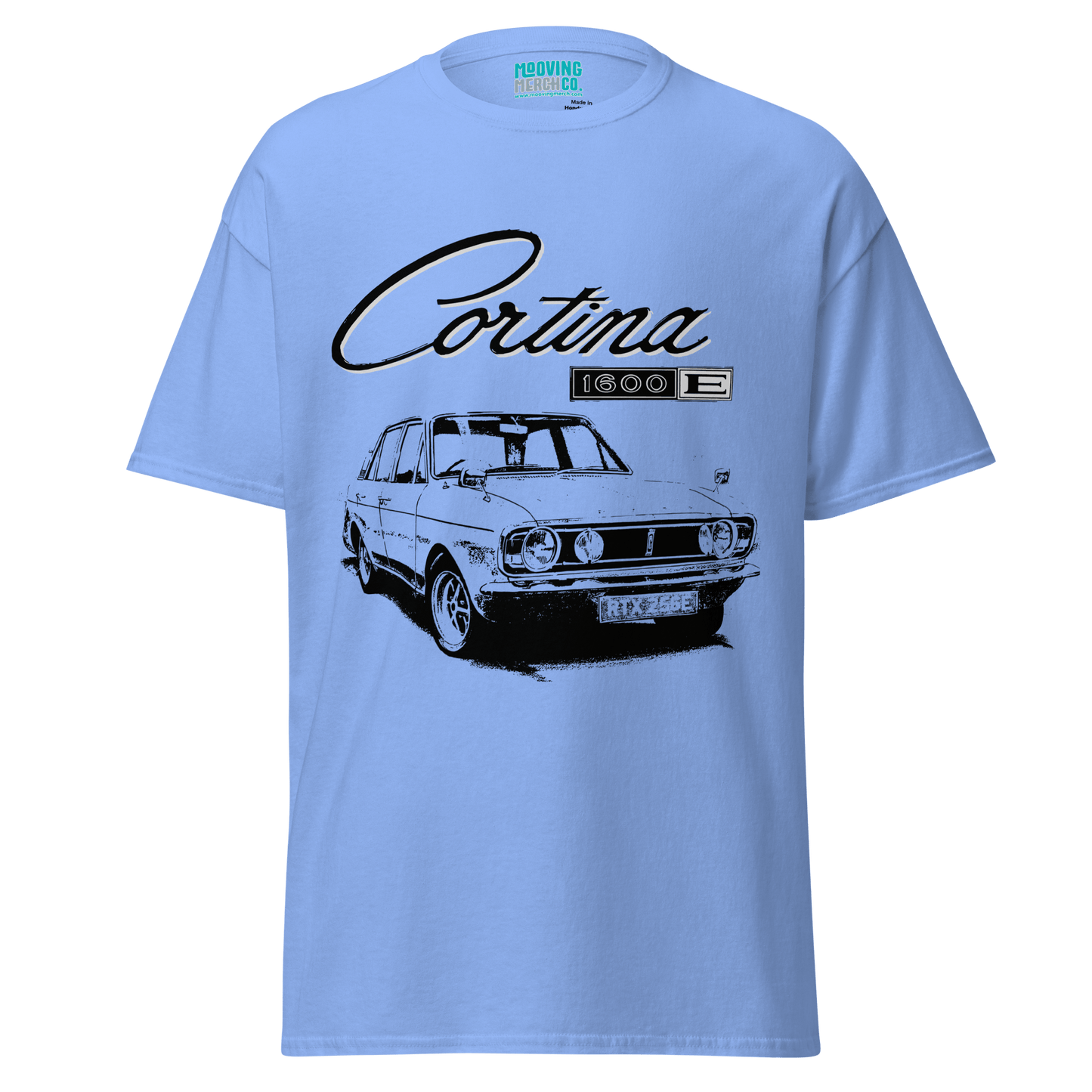 Ford Cortina Mk2 1600E Retro T-Shirt - 10 Cols - Unisex S to 4XL - Mooving Merch
