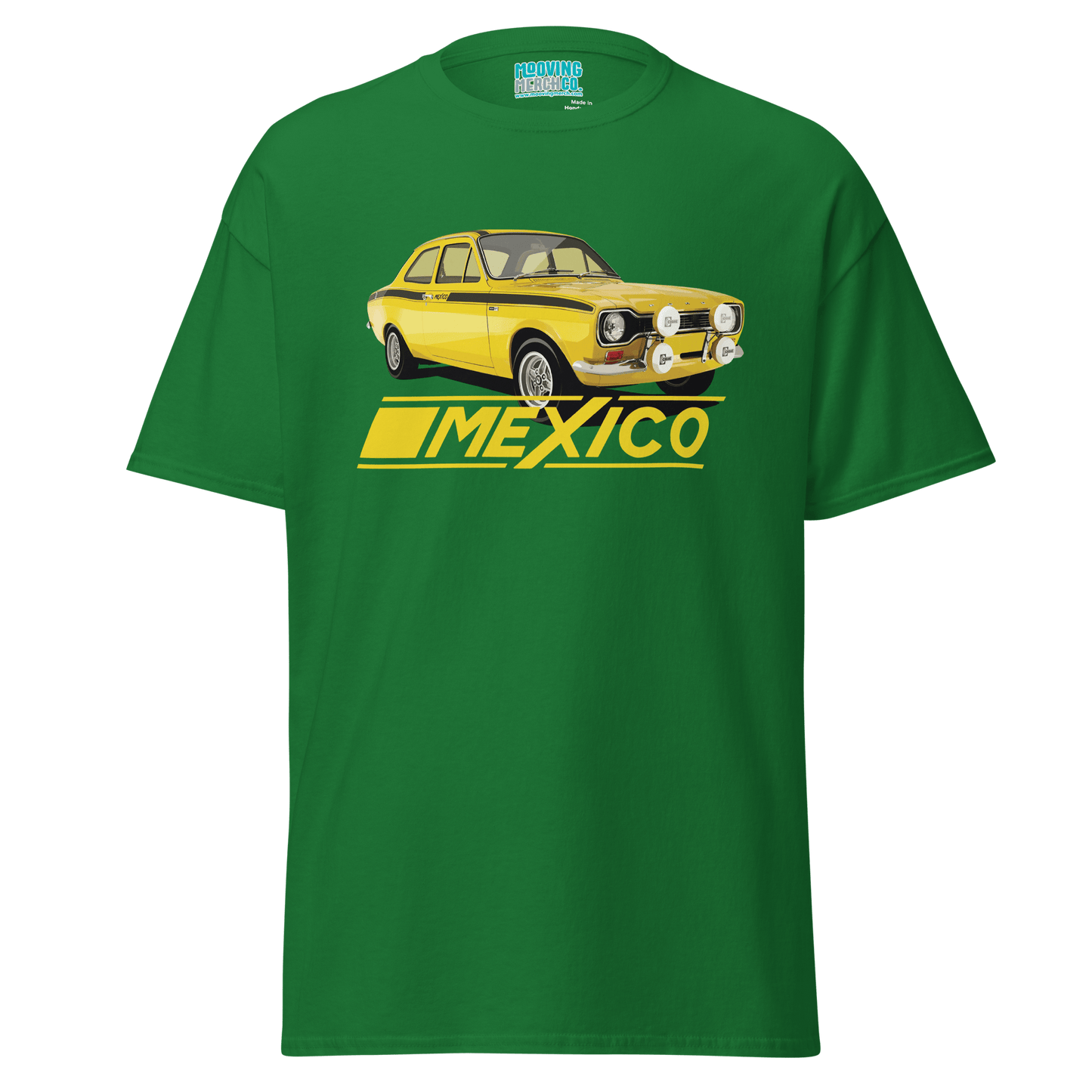 Ford Escort Mk 1 Mexico T-Shirt - 12 Colours - Unisex - Mooving Merch