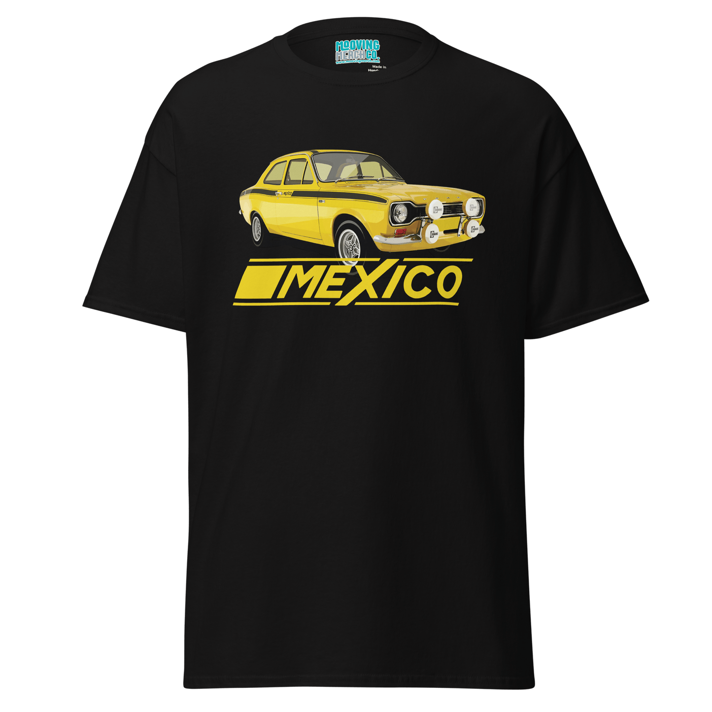 Ford Escort Mk 1 Mexico T-Shirt - 12 Colours - Unisex - Mooving Merch