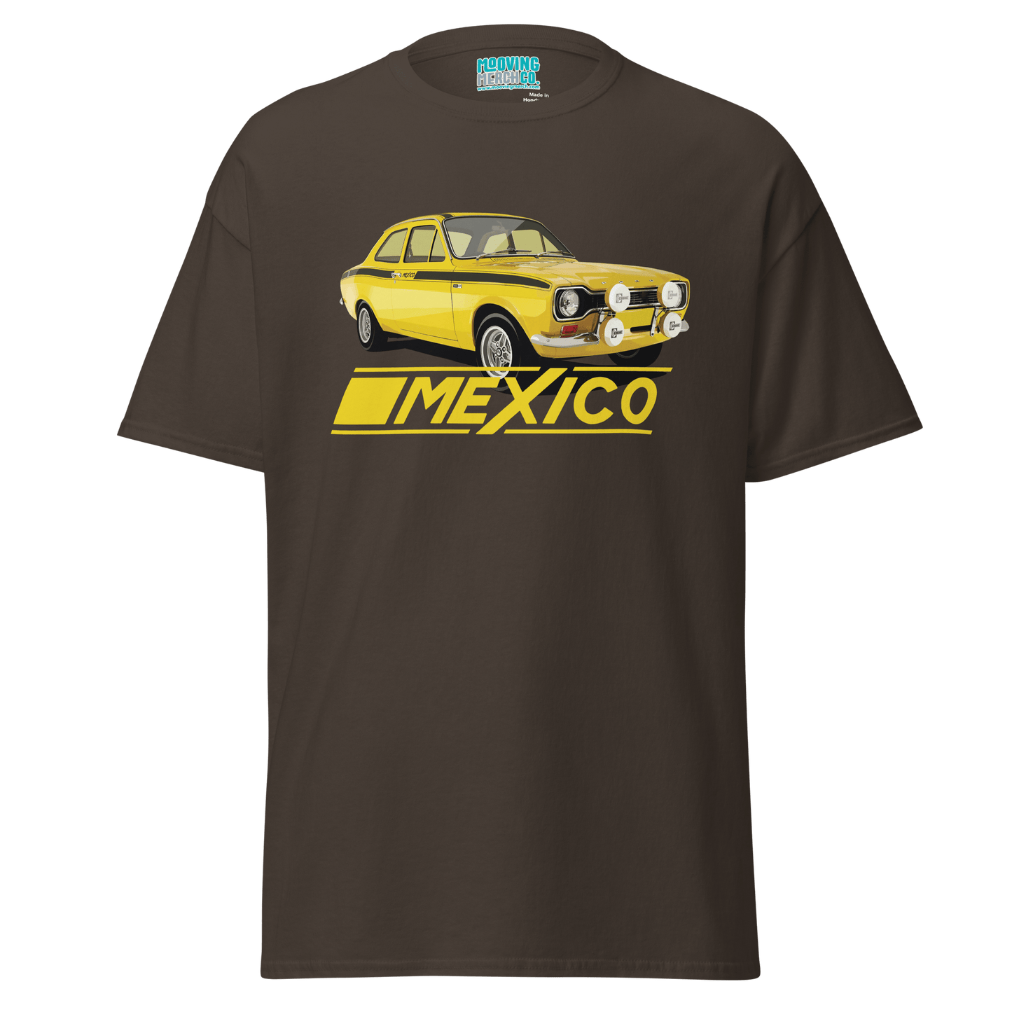 Ford Escort Mk 1 Mexico T-Shirt - 12 Colours - Unisex - Mooving Merch