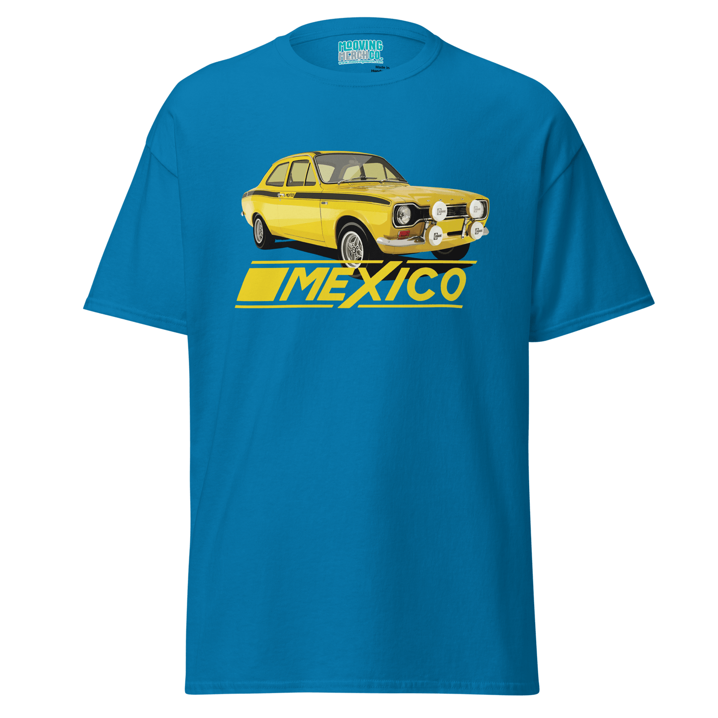Ford Escort Mk 1 Mexico T-Shirt - 12 Colours - Unisex - Mooving Merch