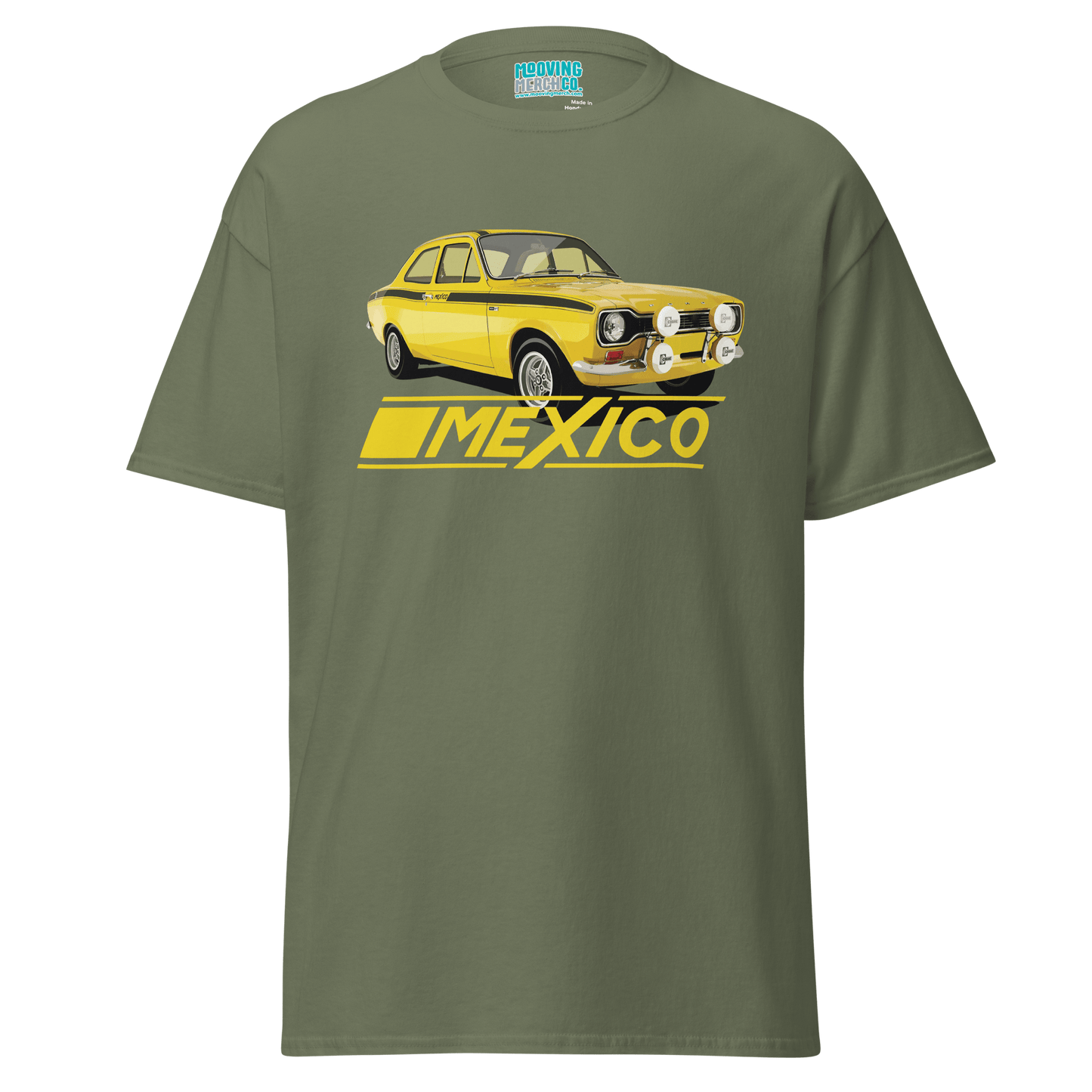 Ford Escort Mk 1 Mexico T-Shirt - 12 Colours - Unisex - Mooving Merch
