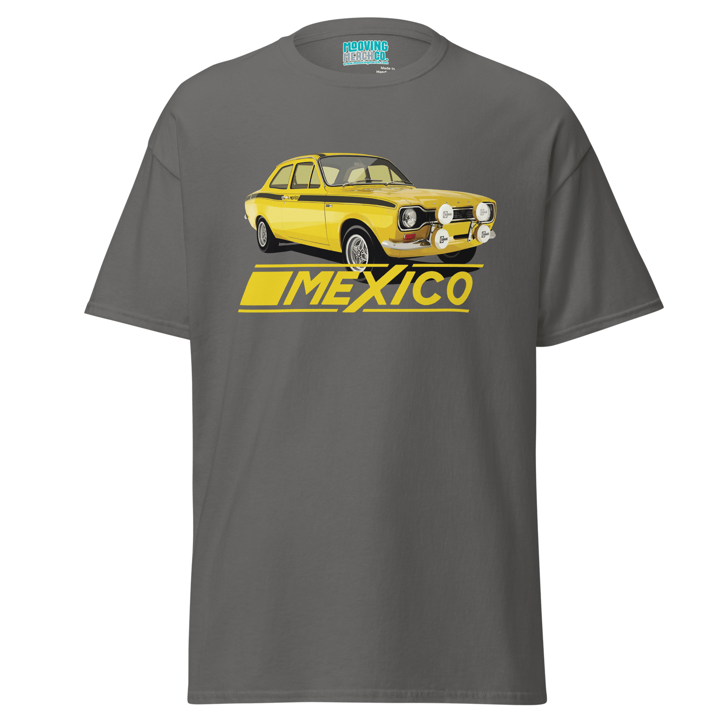 Ford Escort Mk 1 Mexico T-Shirt - 12 Colours - Unisex - Mooving Merch
