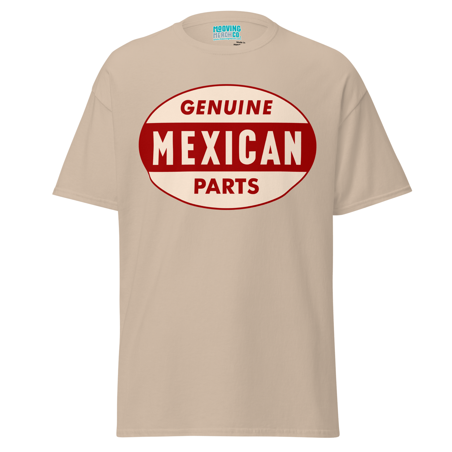 Genuine Mexican Parts 60's Retro T-Shirt - 12 Colors - S to 5XL - Mooving Merch
