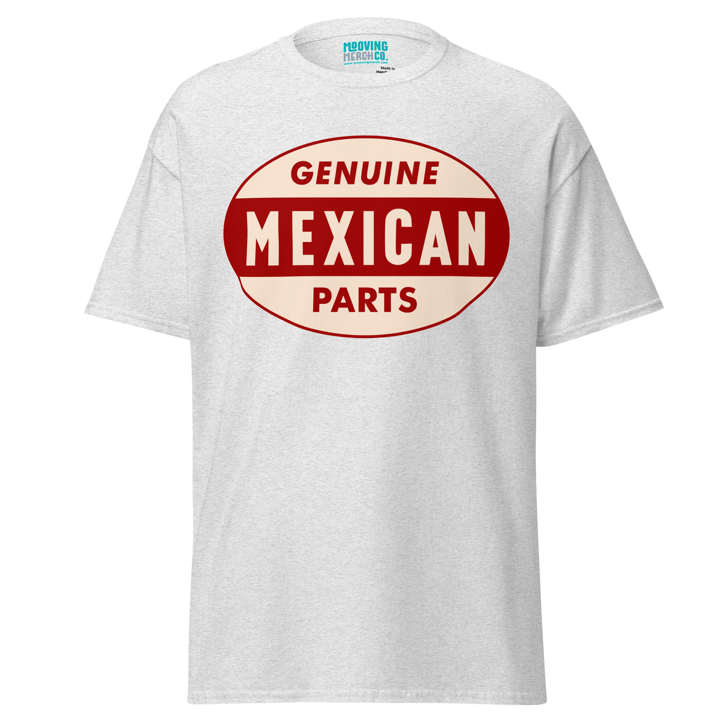 Genuine Mexican Parts 60's Retro T-Shirt - 12 Colors - S to 5XL - Mooving Merch