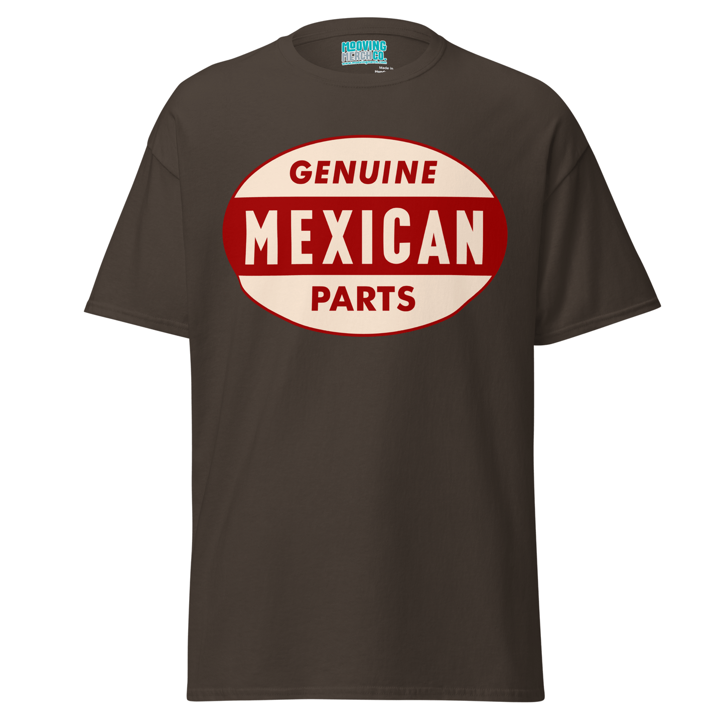 Genuine Mexican Parts 60's Retro T-Shirt - 12 Colors - S to 5XL - Mooving Merch