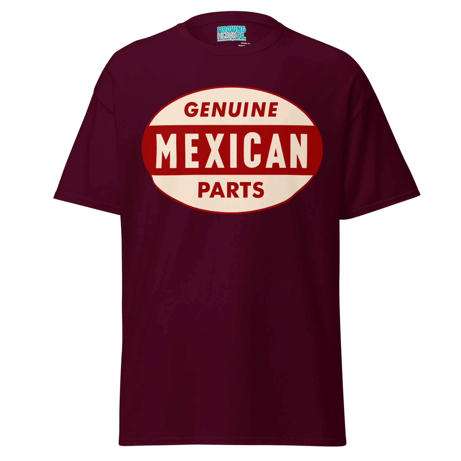 Genuine Mexican Parts 60's Retro T-Shirt - 12 Colors - S to 5XL - Mooving Merch