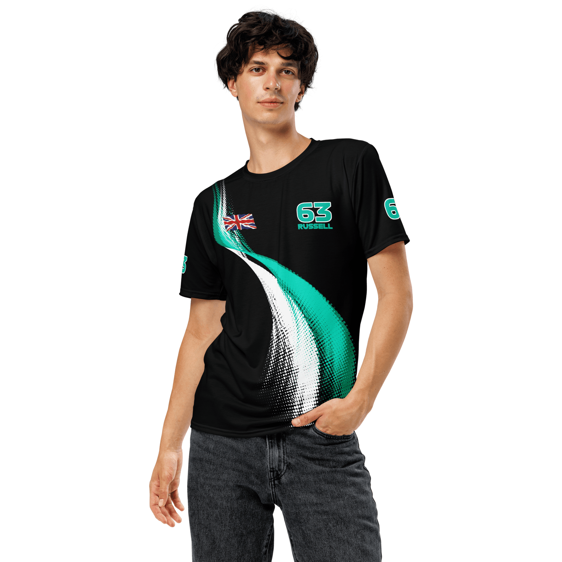 George Russell 63 AMG Mercedes F1 Team T-Shirt - Men's - Mooving Merch