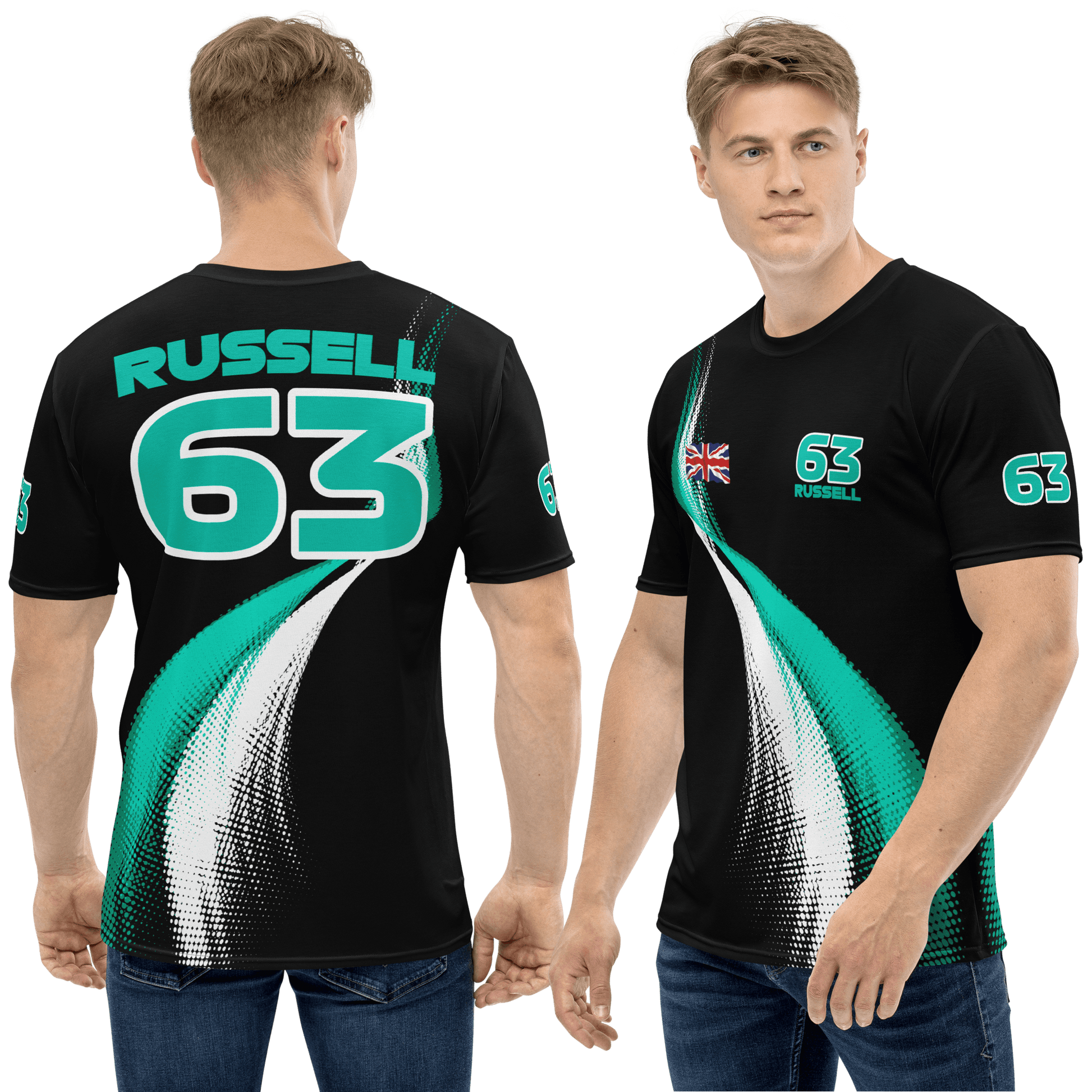 George Russell 63 AMG Mercedes F1 Team T-Shirt - Men's - Mooving Merch
