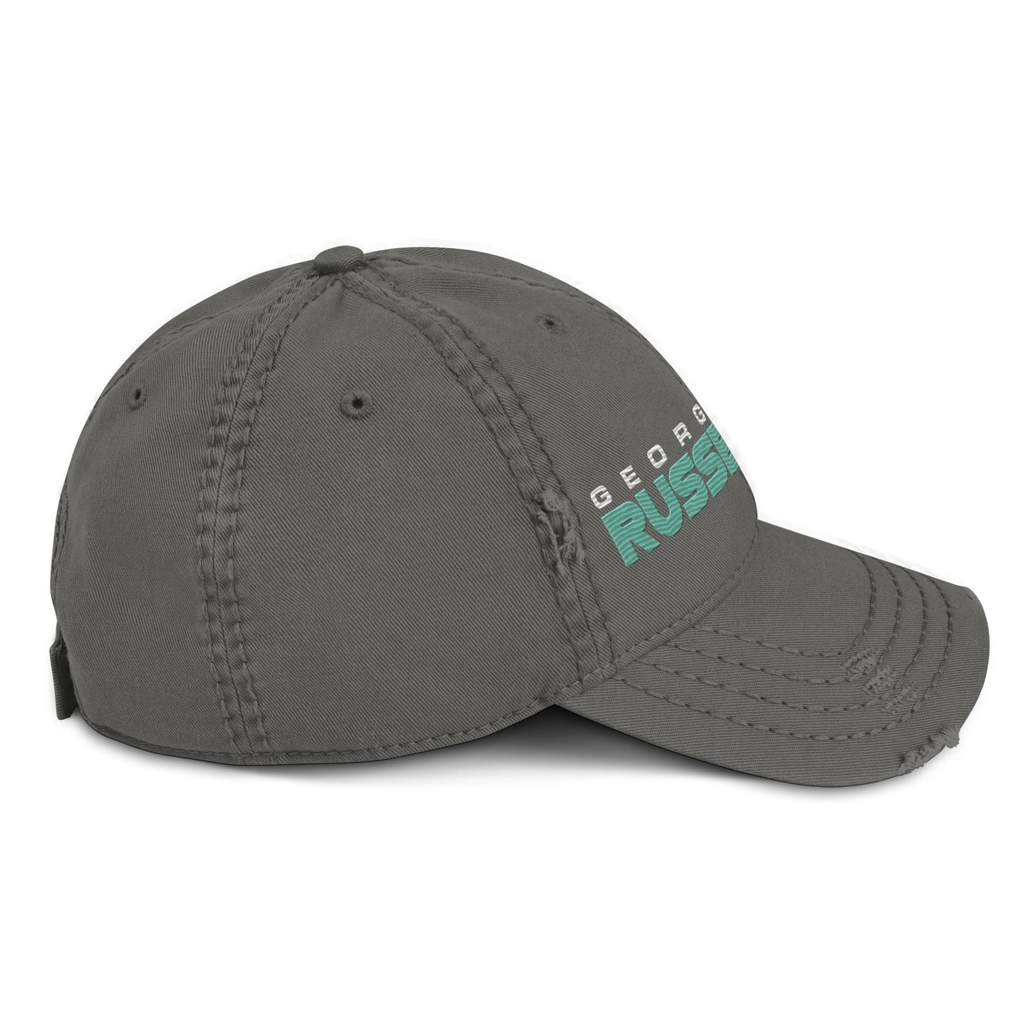 George Russell 63 Distressed Embroidered Baseball Cap - Mooving Merch