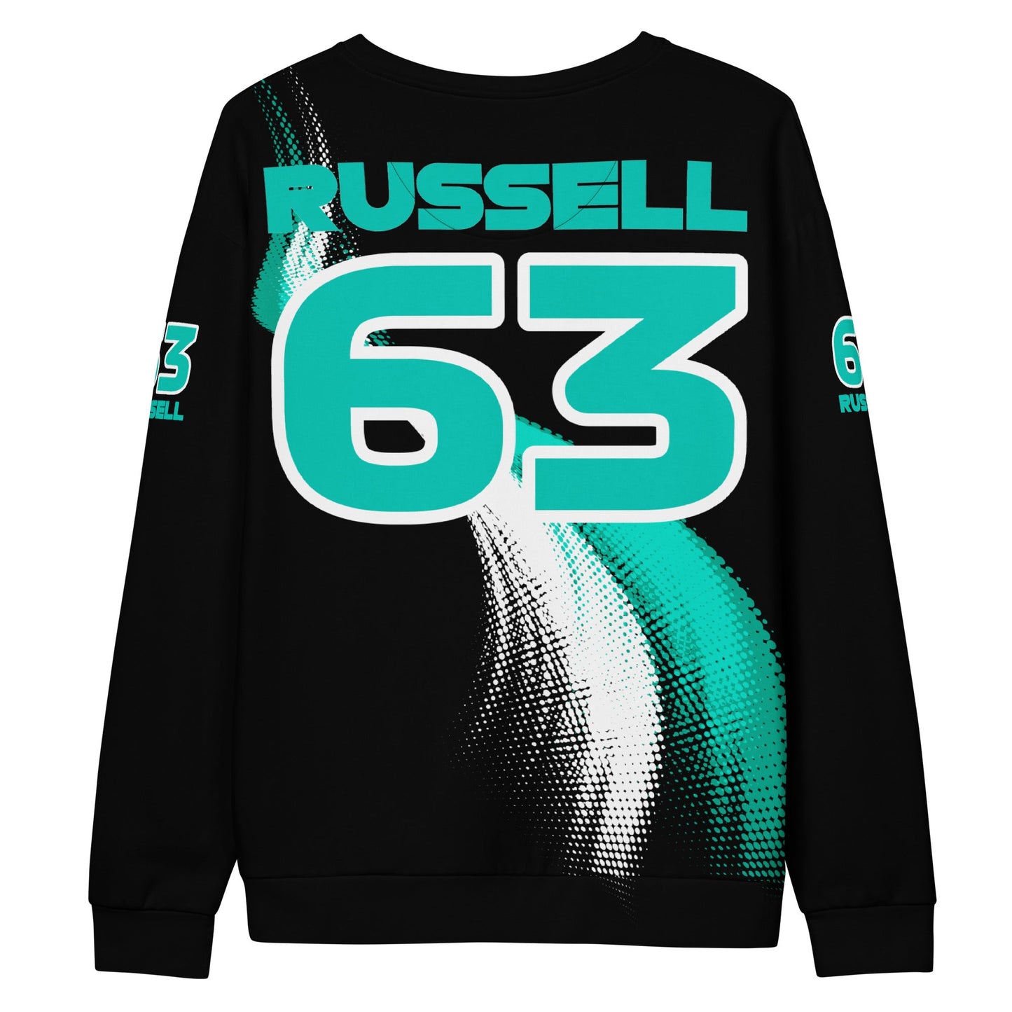 George Russell 63 Formula One Racing Cotton Sweatshirt - Unisex. - Mooving Merch