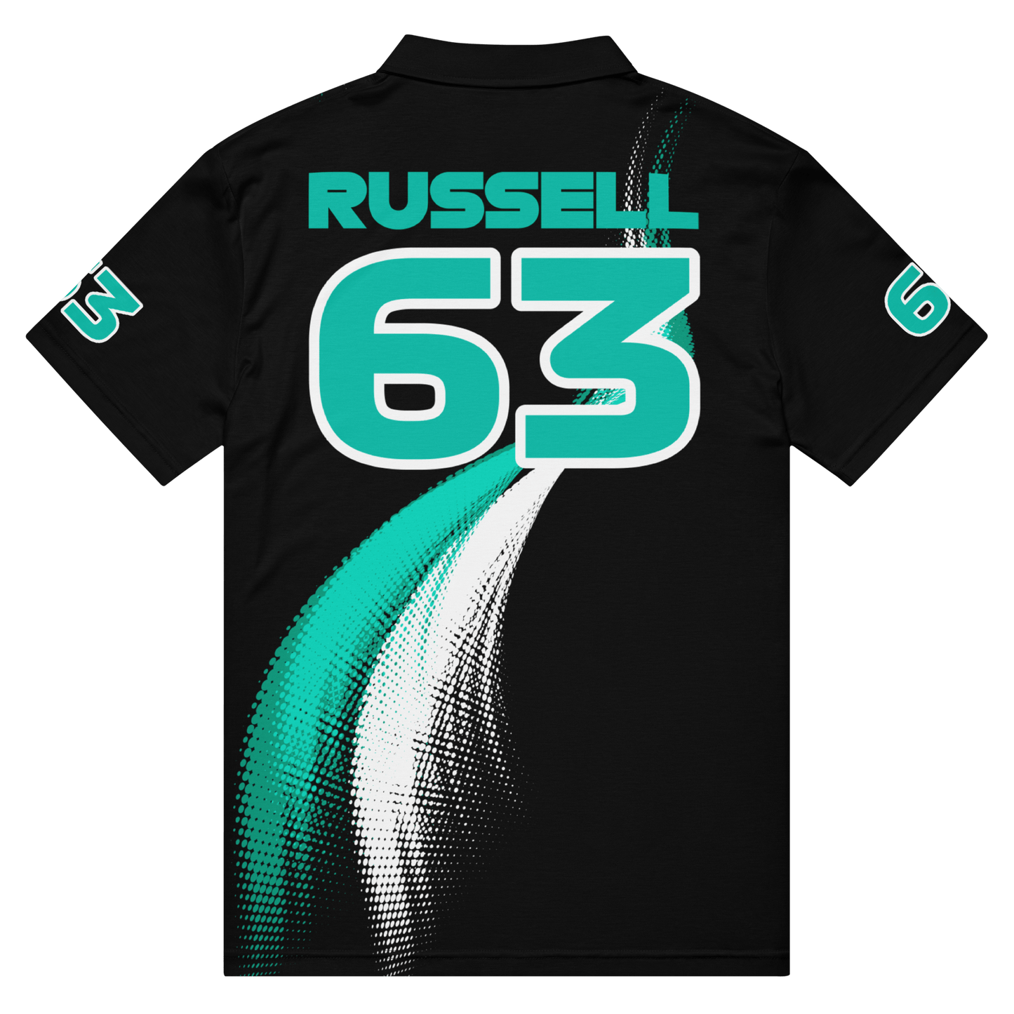George Russell 63 Racing Polo Shirt - Men's - Mooving Merch