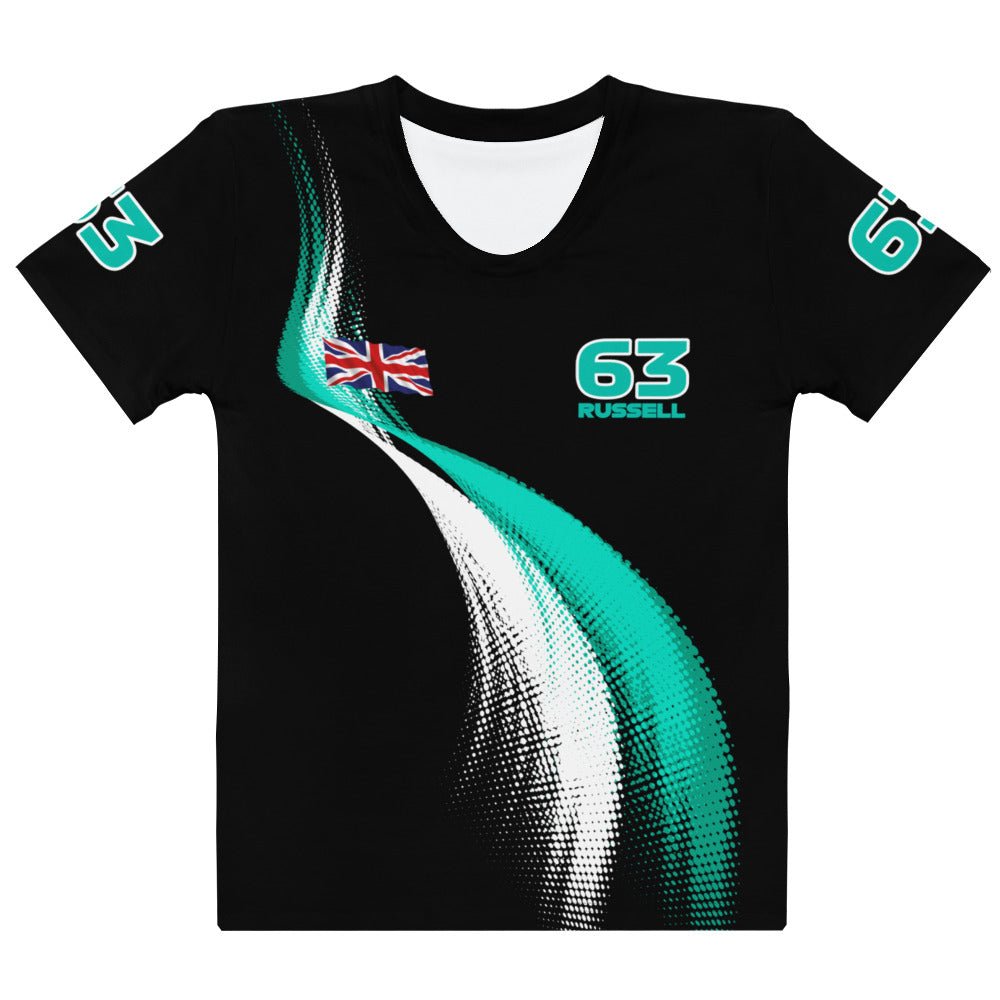 George Russell 63 Racing Team Cotton T-Shirt - Ladies - Mooving Merch