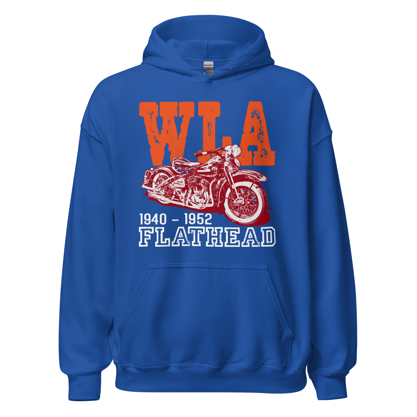 Harley Davidson WLA Flathead - Retro Hoodie - Unisex - Mooving Merch