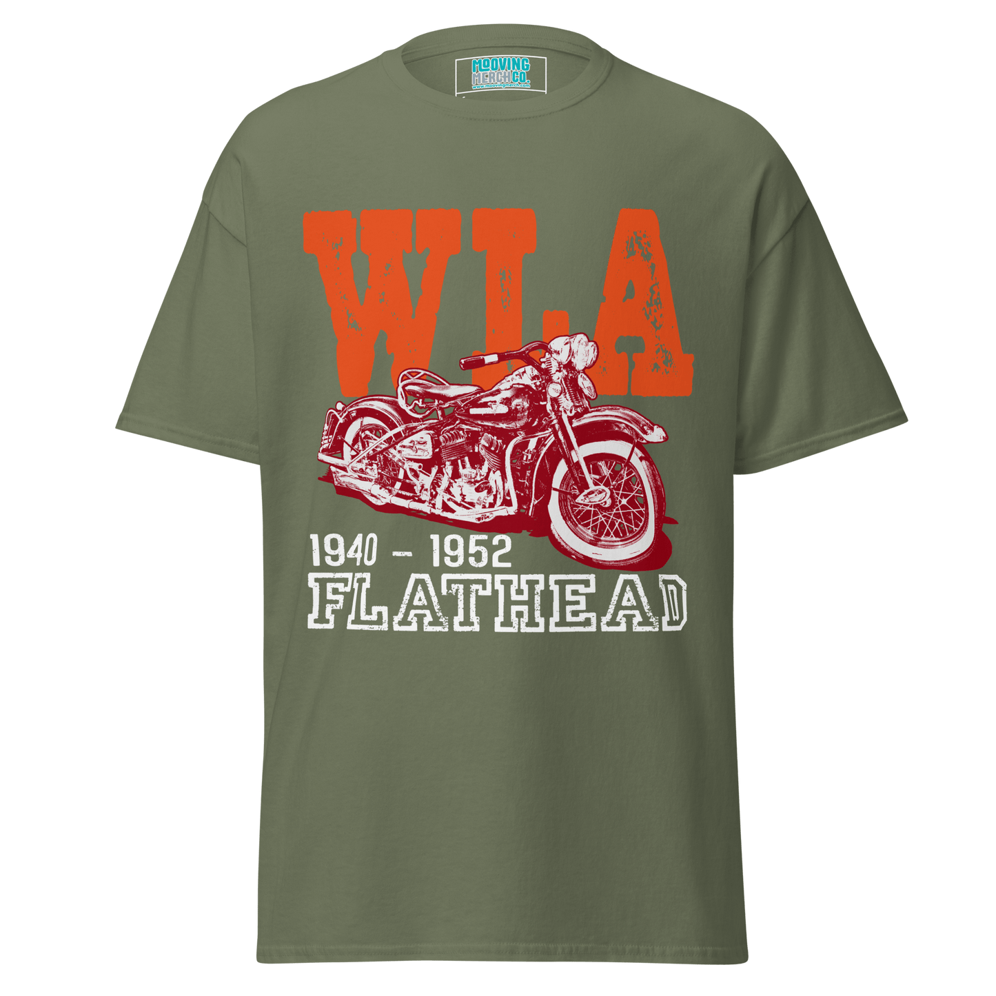 Harley Davidson WLA Flathead - Retro T-Shirt - Unisex - Mooving Merch