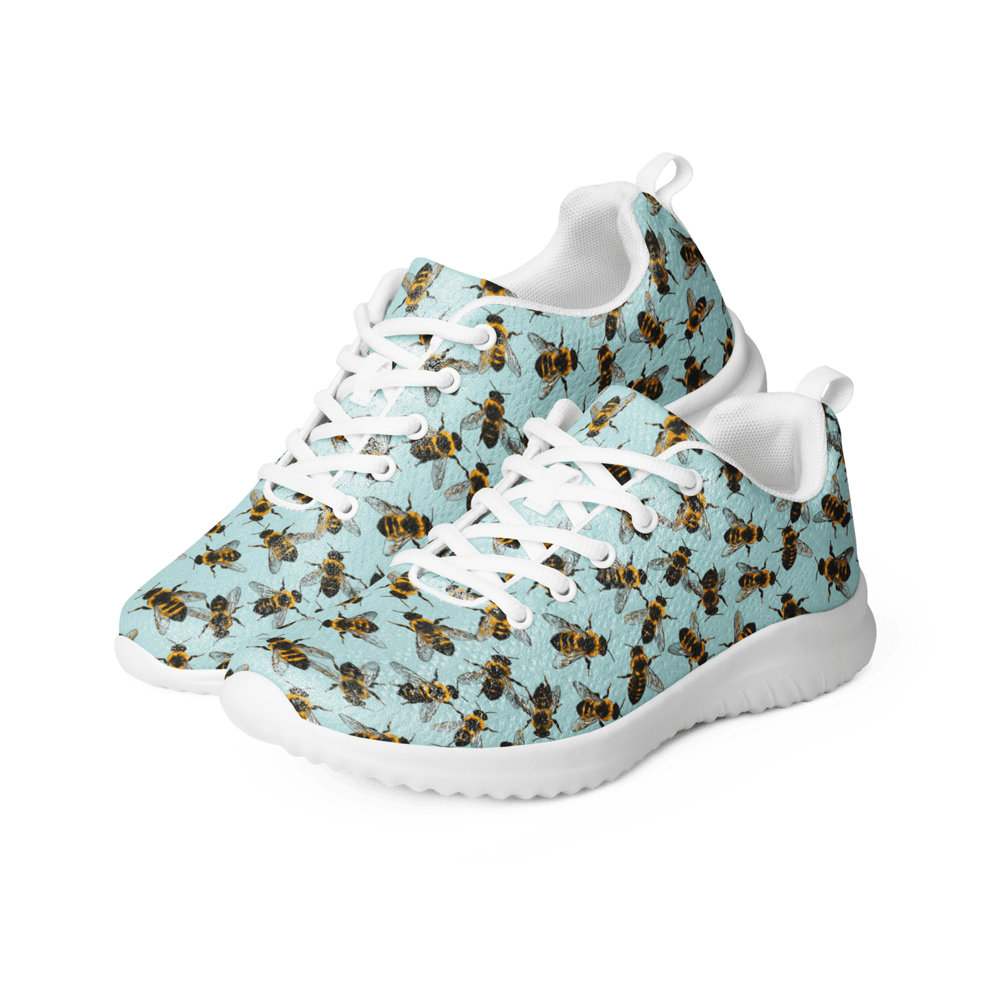 Honey Bee Design Ladies Athletic Sneakers/Trainers - US 5 to 12 - Mooving Merch
